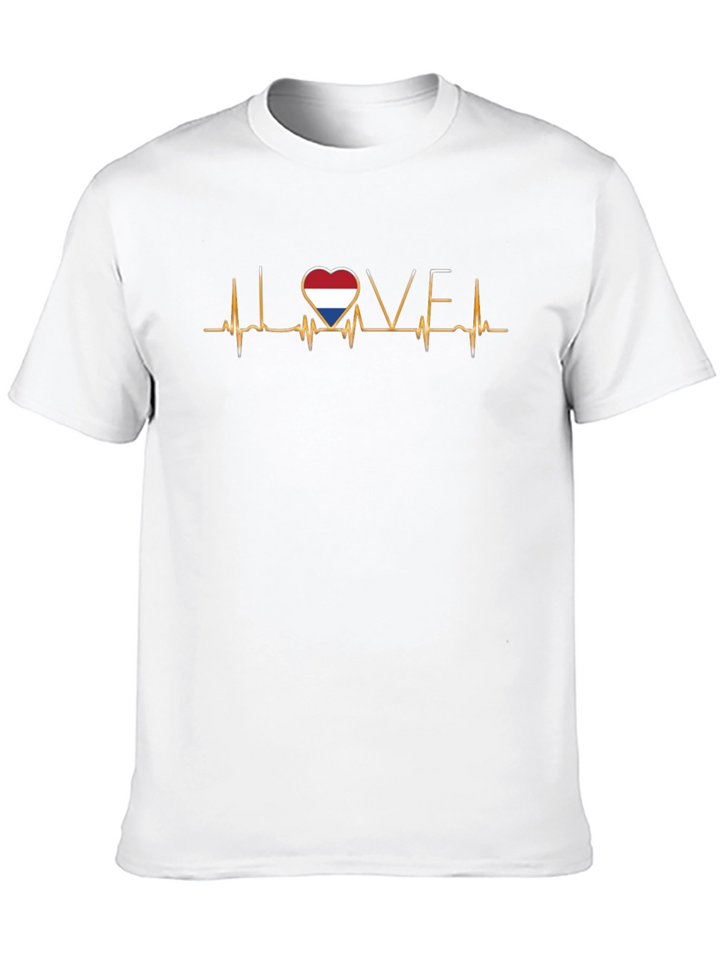 Love Netherlands Heartbeat T-Shirt