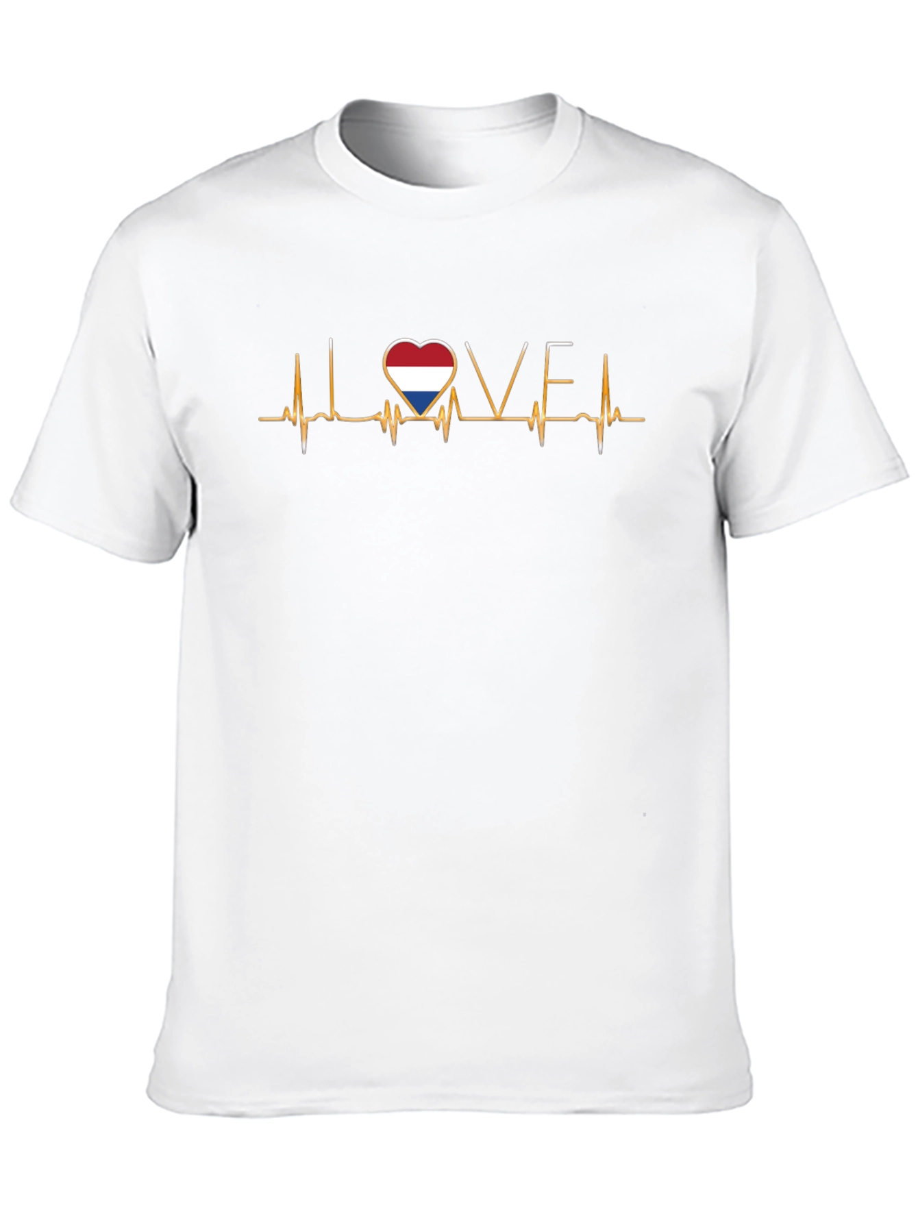 Love Netherlands Heartbeat T-Shirt