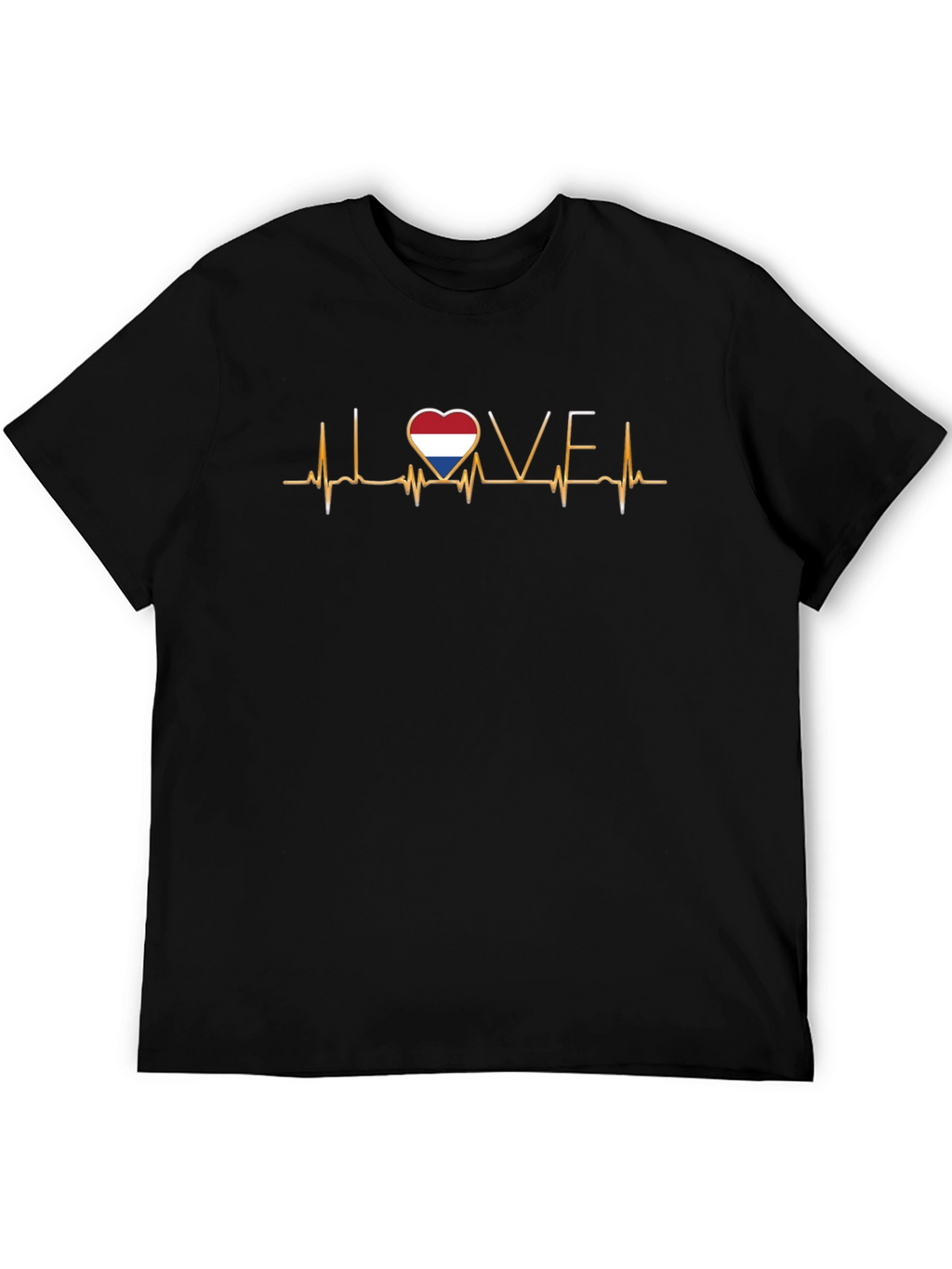 Love Netherlands Heartbeat T-Shirt