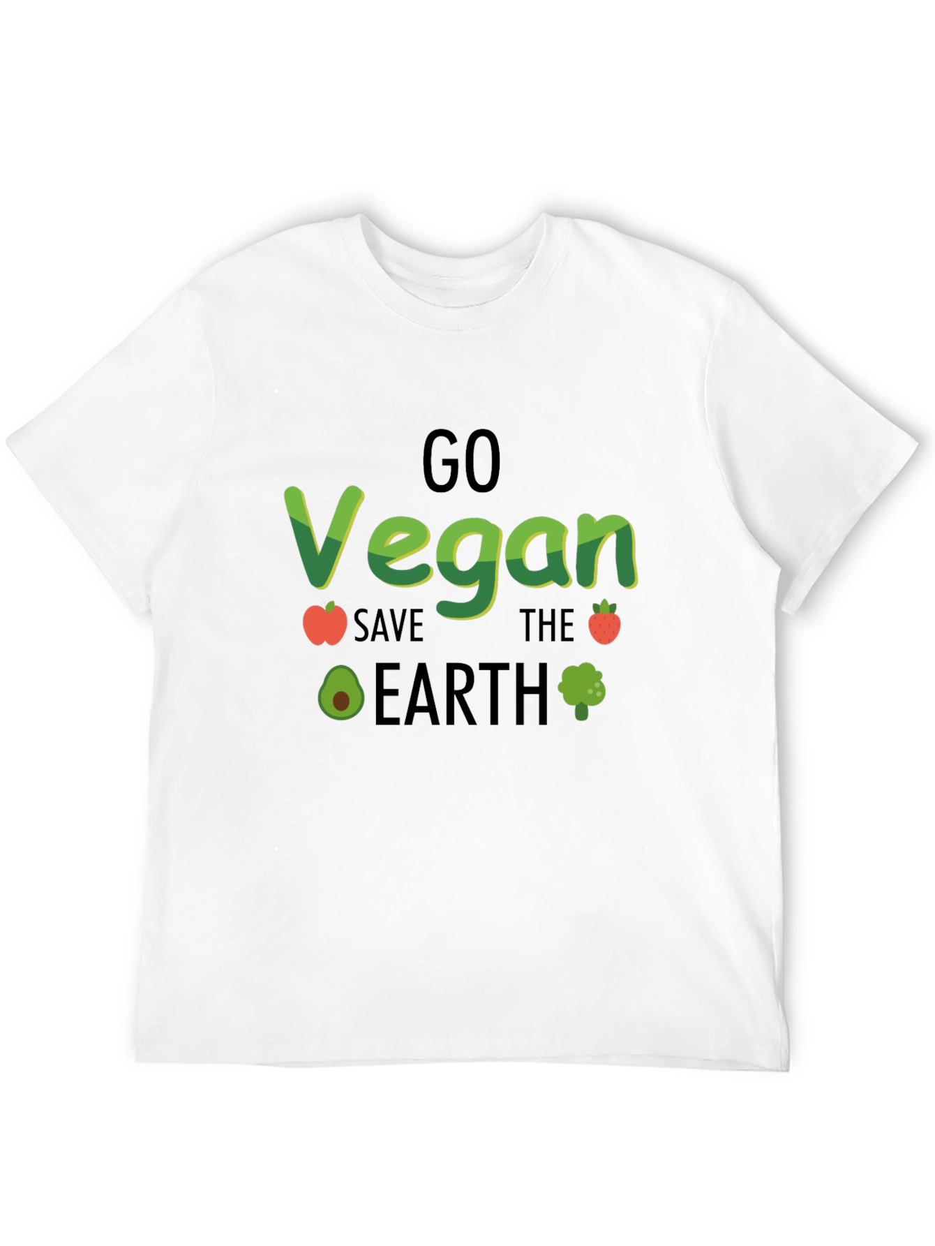 Go Vegan Save The Earth T-Shirt