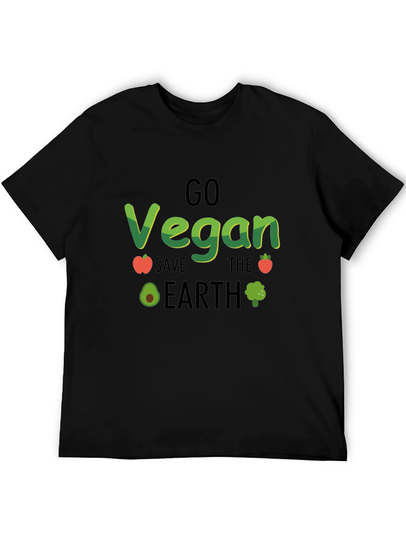 Go Vegan Save The Earth T-Shirt