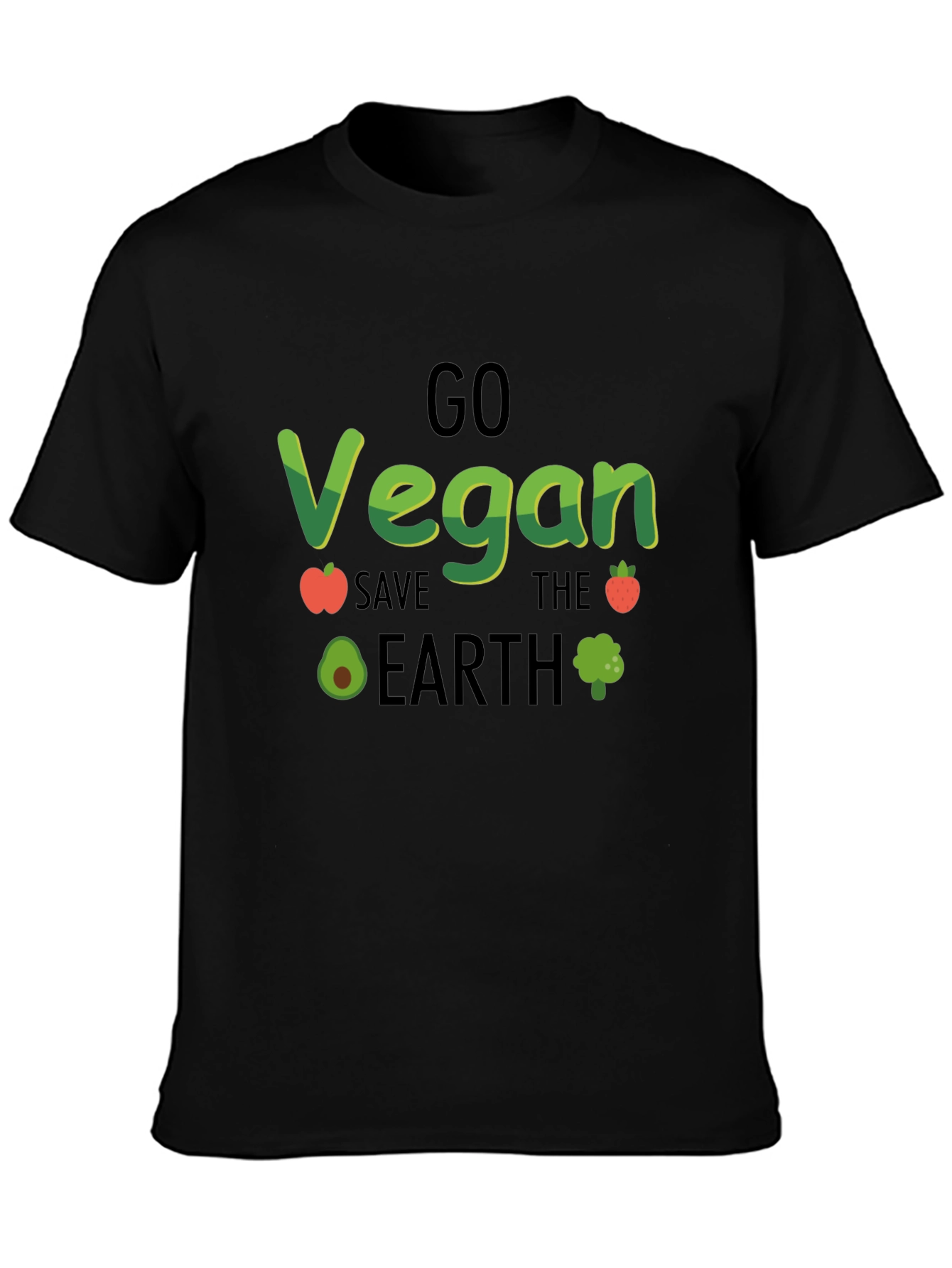 Go Vegan Save The Earth T-Shirt