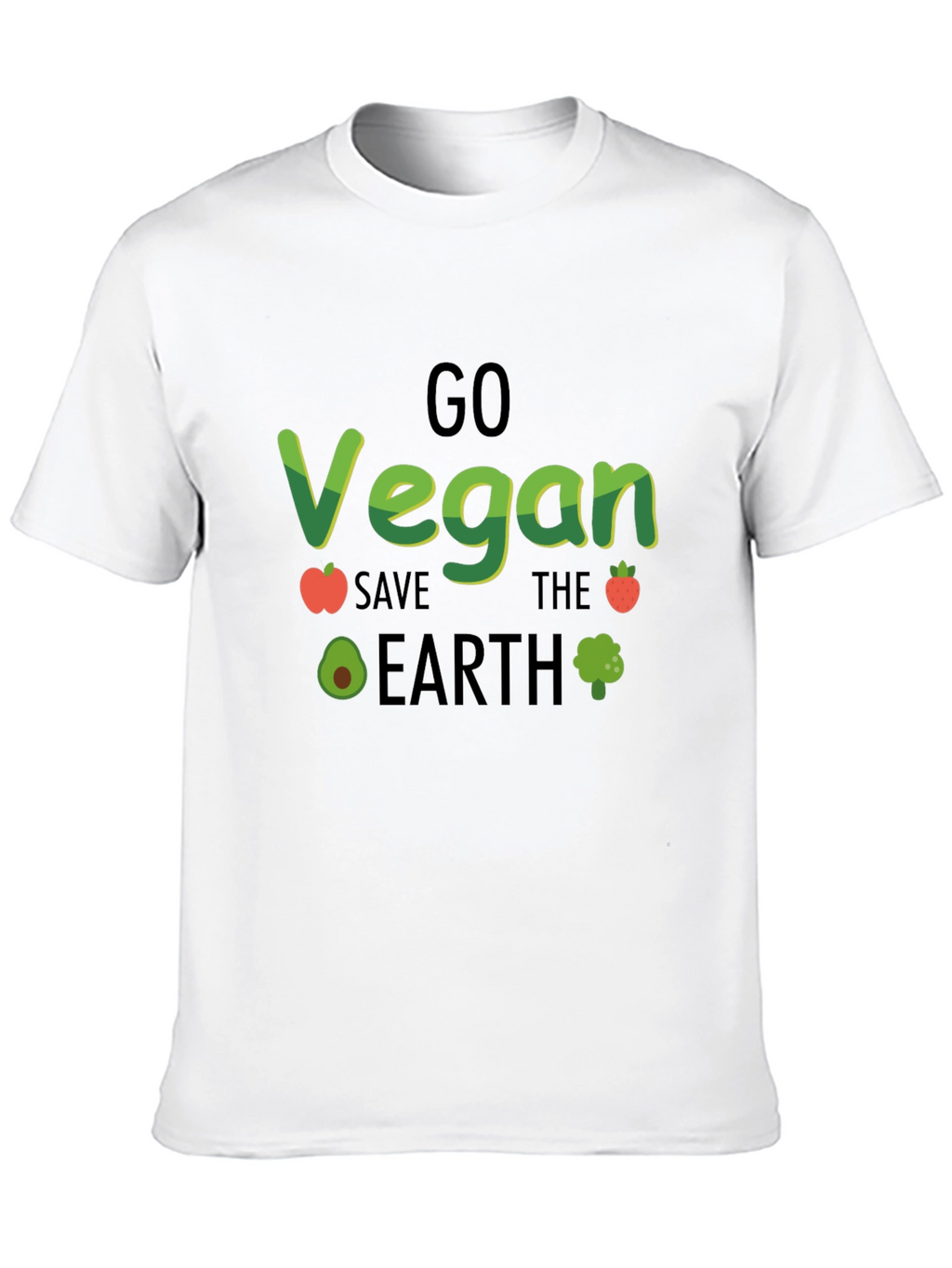 Go Vegan Save The Earth T-Shirt
