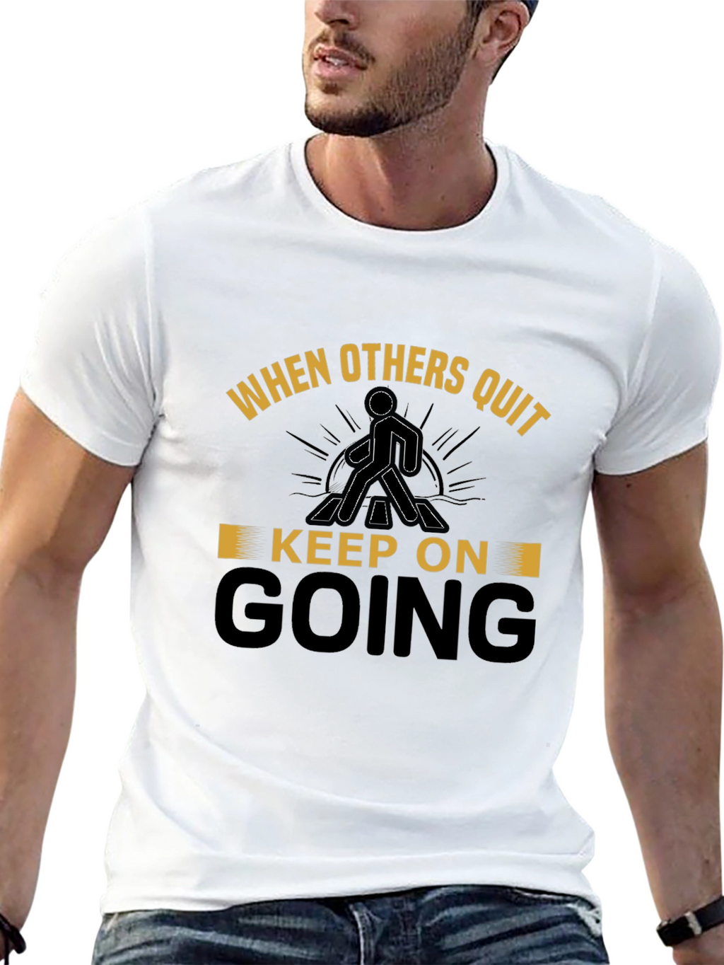 Motivational T-Shirt - Keep On Going