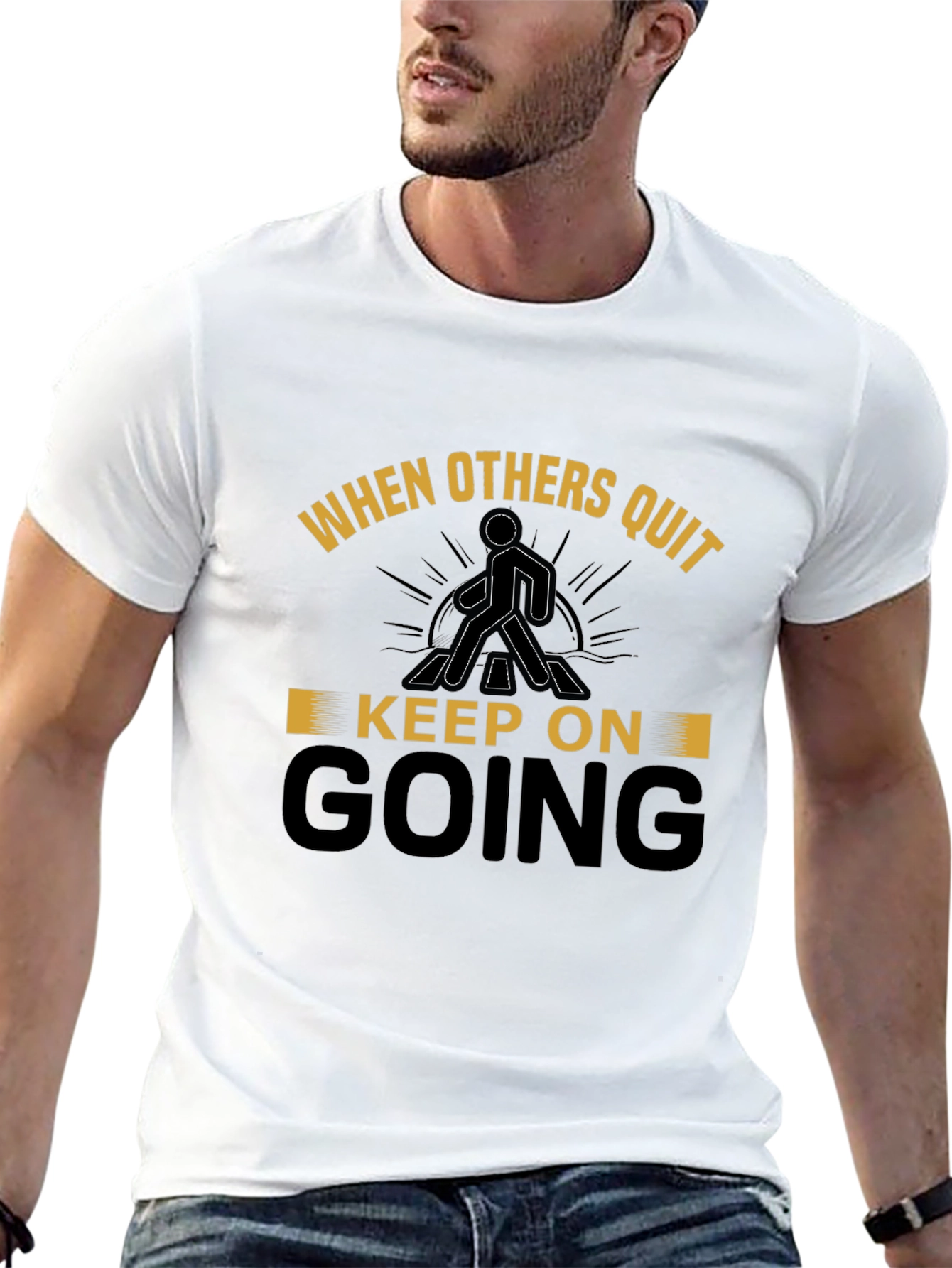 Motivational T-Shirt - Keep On Going