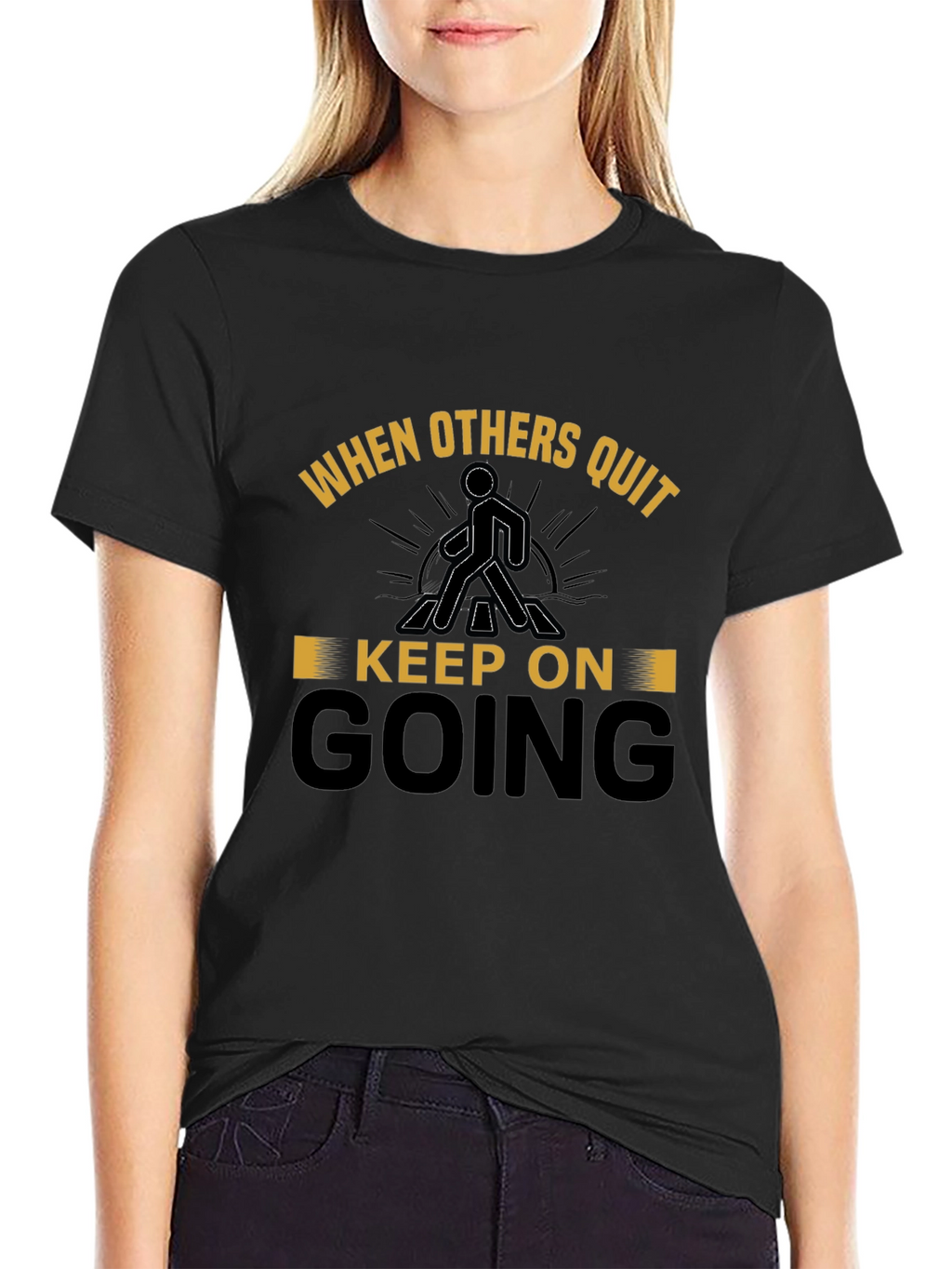Motivational T-Shirt - Keep On Going