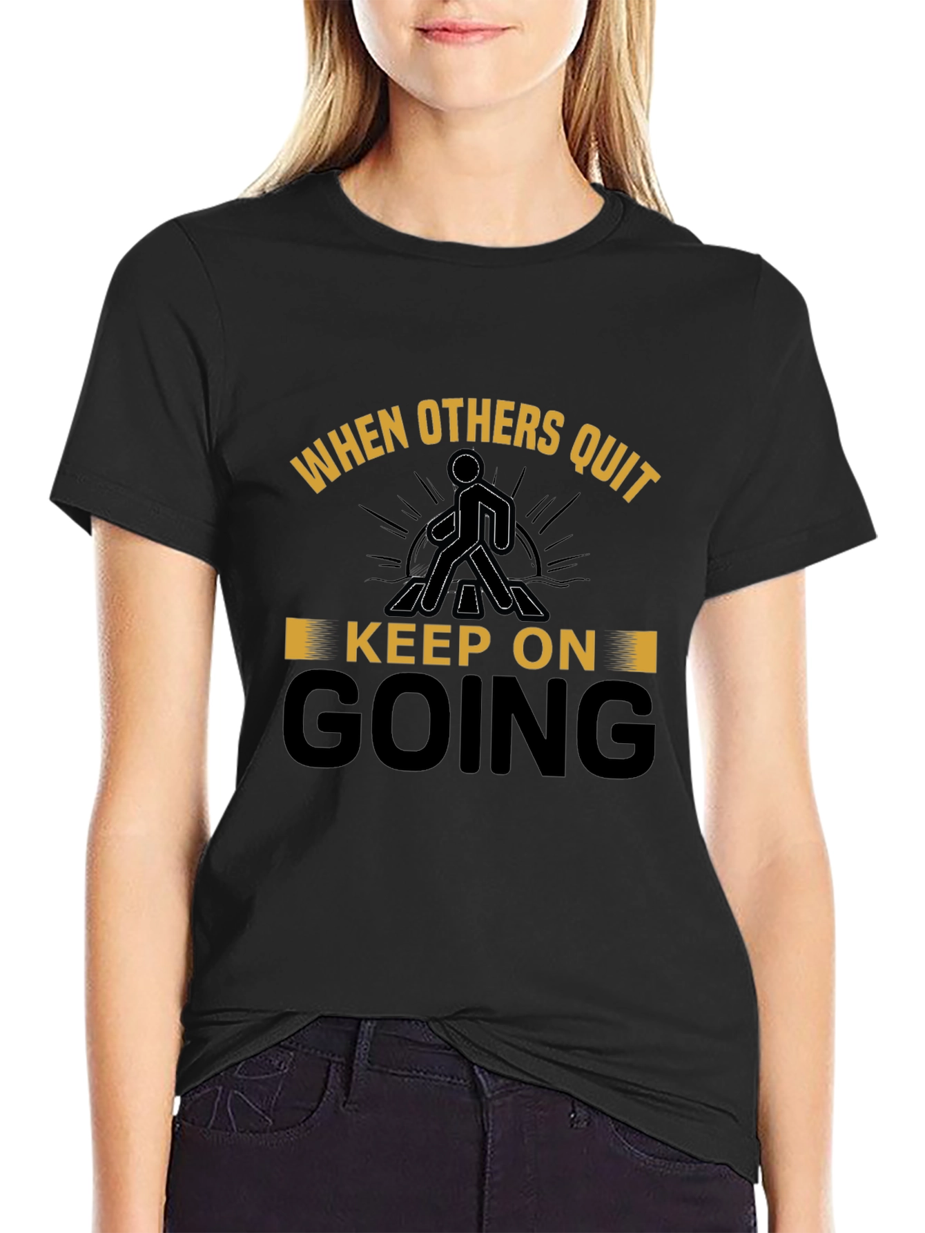 Motivational T-Shirt - Keep On Going