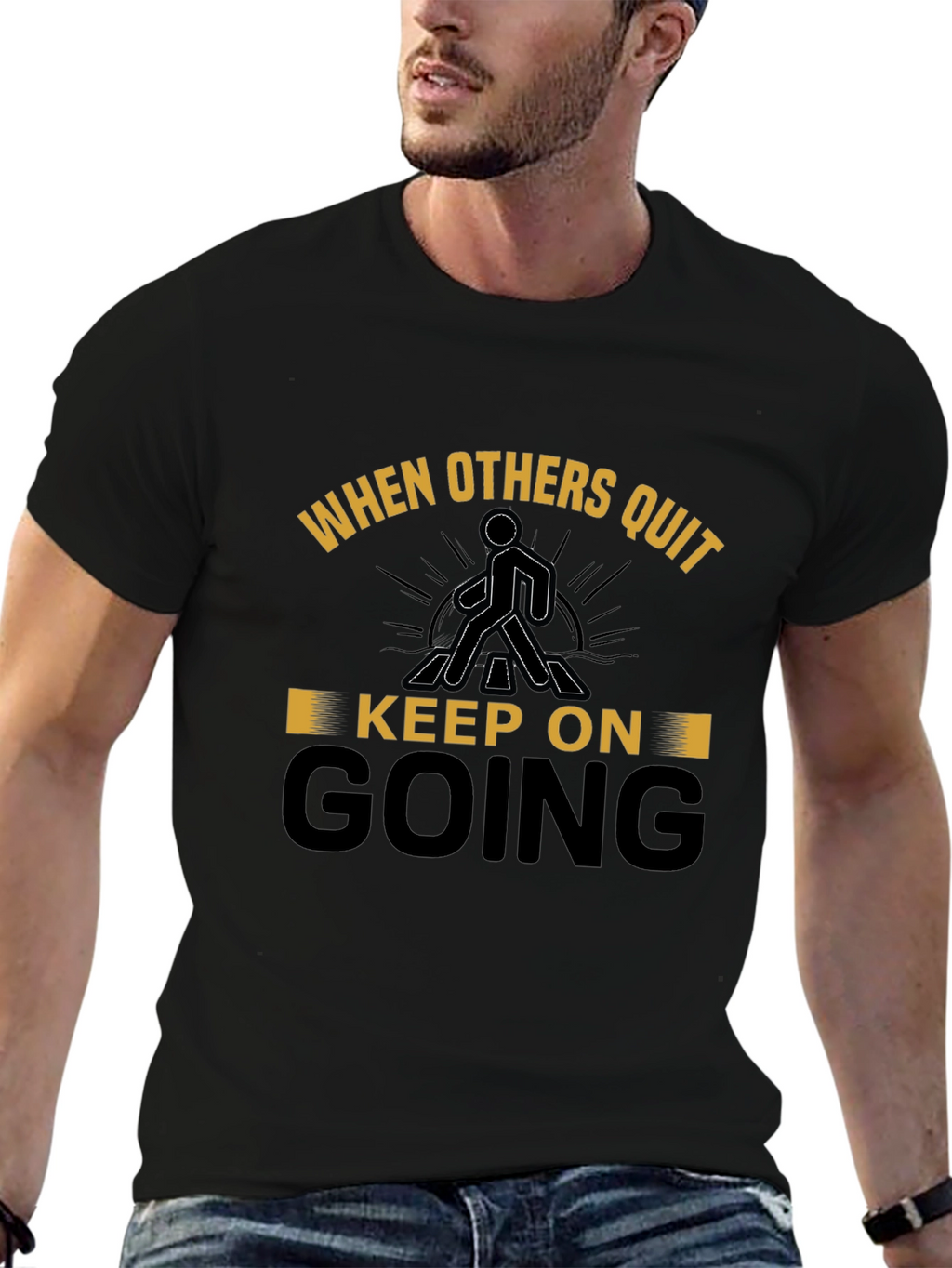 Motivational T-Shirt - Keep On Going