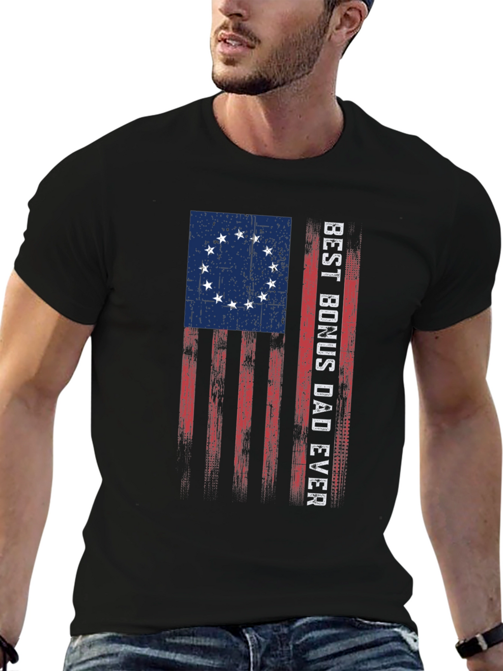 Best Bonus Dad Ever Graphic Tee