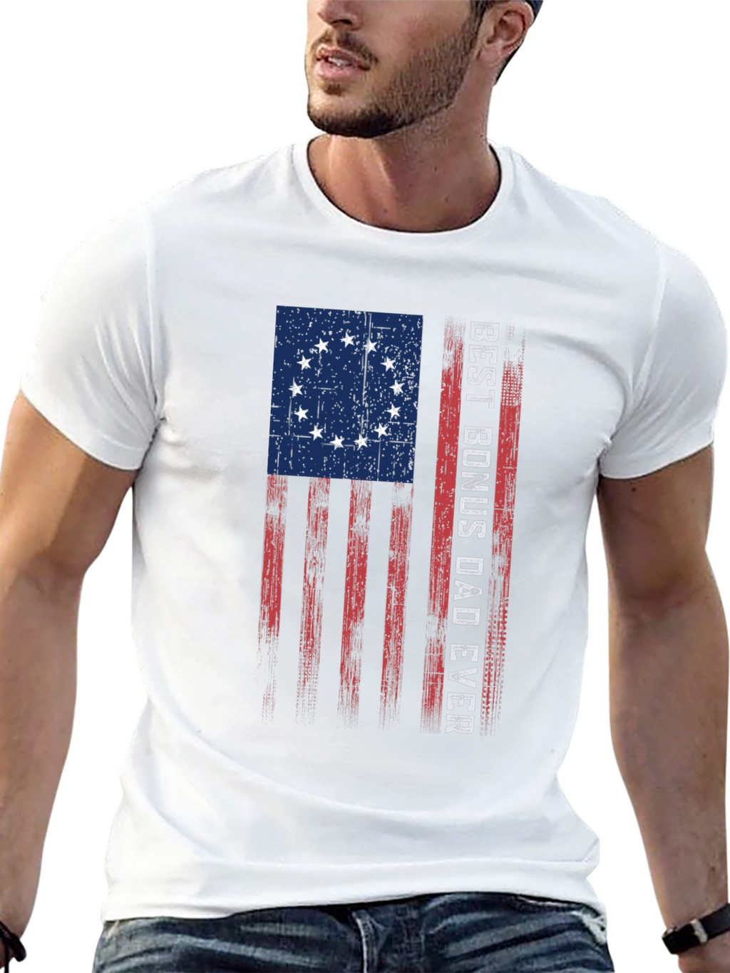 Best Bonus Dad Ever Graphic Tee