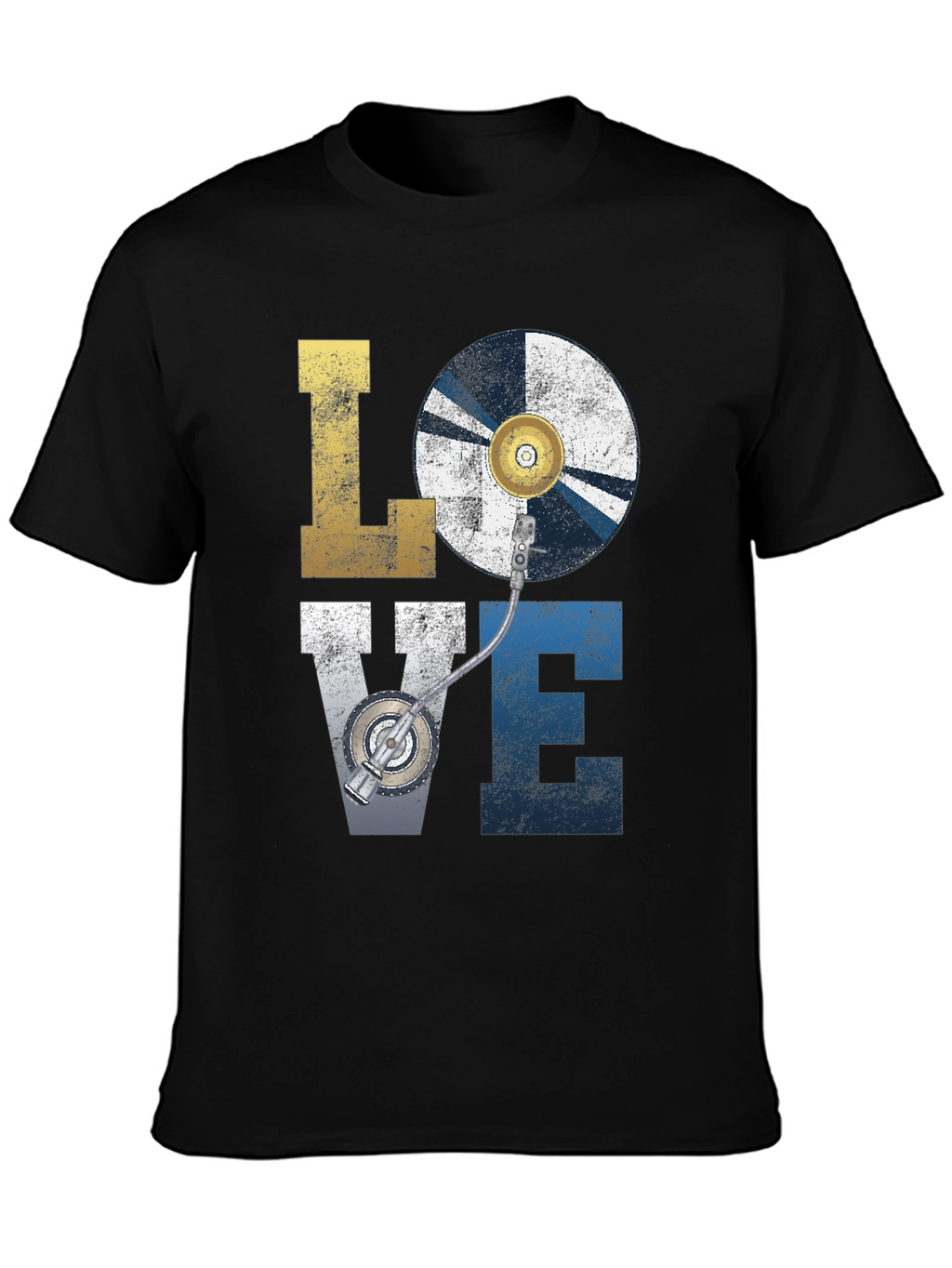 Retro DJ Love T-Shirt Vinyl Music Lover Tee