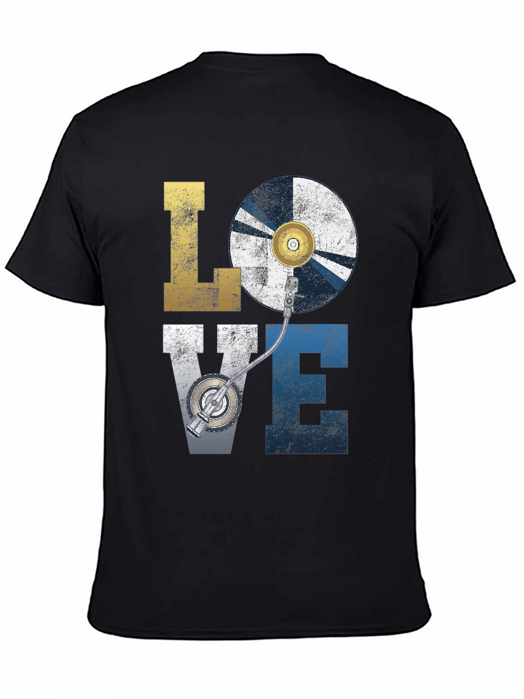 Retro DJ Love T-Shirt Vinyl Music Lover Tee