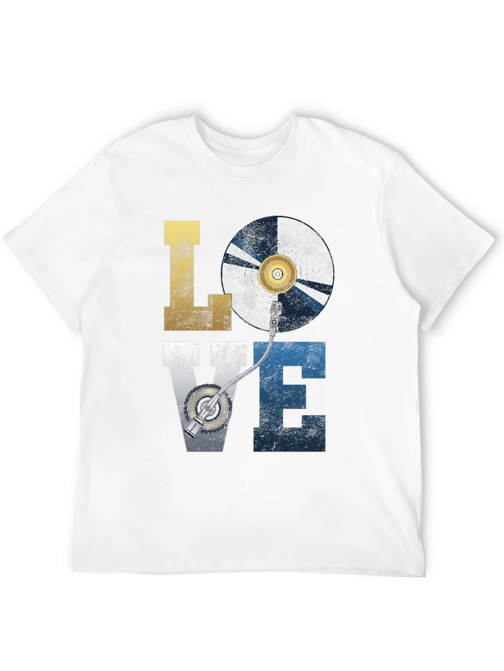 Retro DJ Love T-Shirt Vinyl Music Lover Tee
