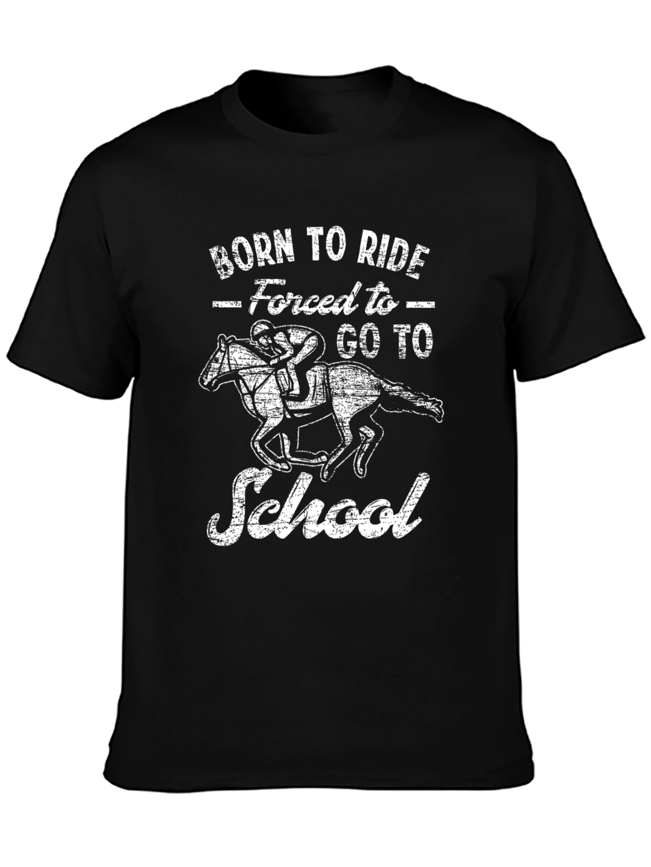 Born to Ride T-Shirt - Equestrian Horse Lover Tee
