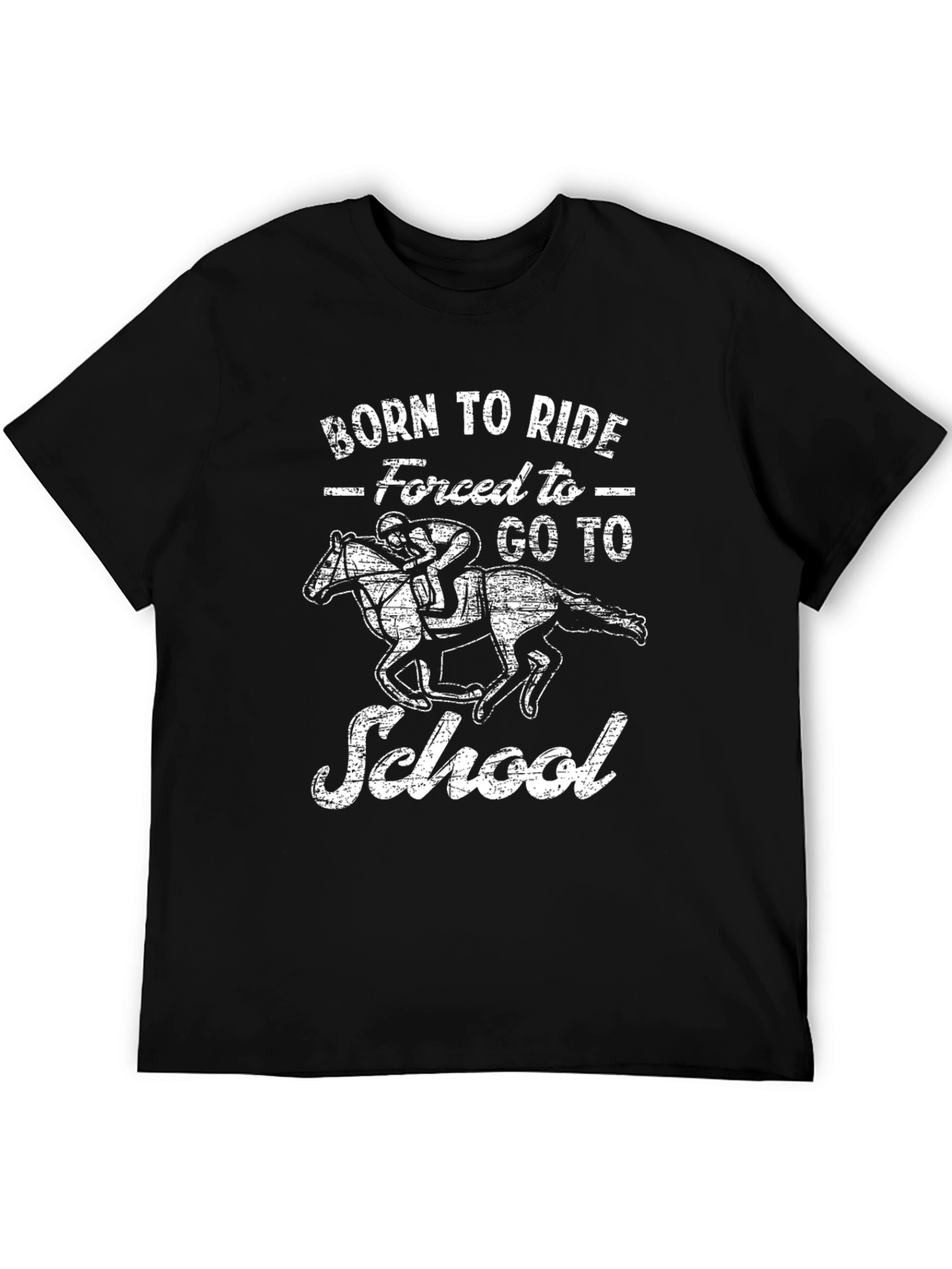 Born to Ride T-Shirt - Equestrian Horse Lover Tee