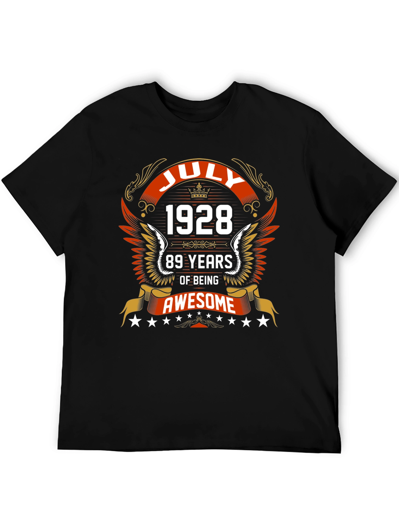 July 1928 89 Years of Being Awesome Graphic Tee