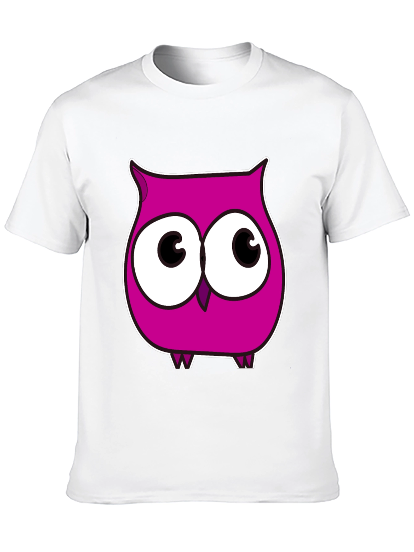 Cartoon Owl Graphic Tee - Fun and Unique!