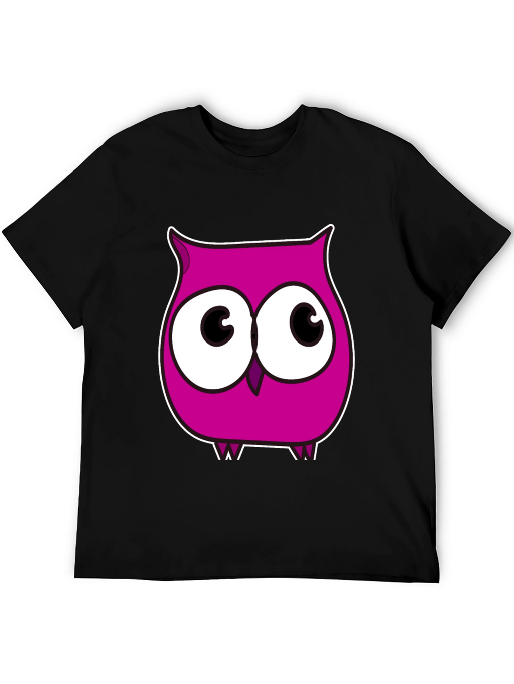 Cartoon Owl Graphic Tee - Fun and Unique!