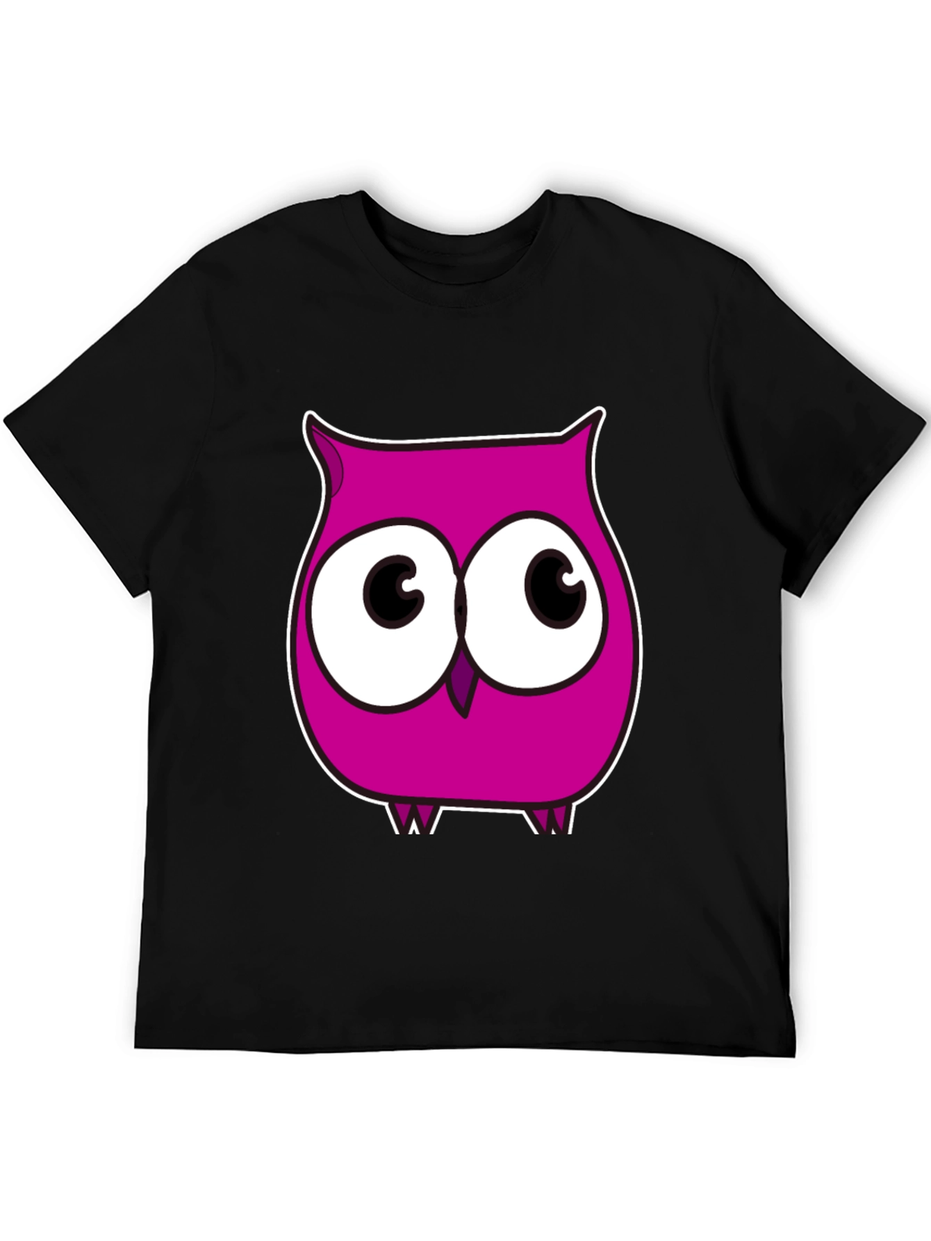 Cartoon Owl Graphic Tee - Fun and Unique!