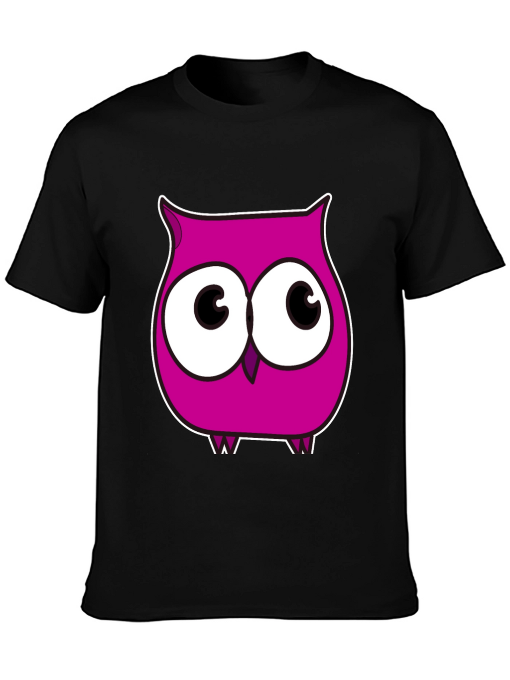 Cartoon Owl Graphic Tee - Fun and Unique!