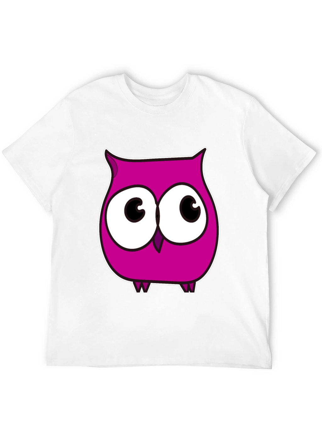 Cartoon Owl Graphic Tee - Fun and Unique!