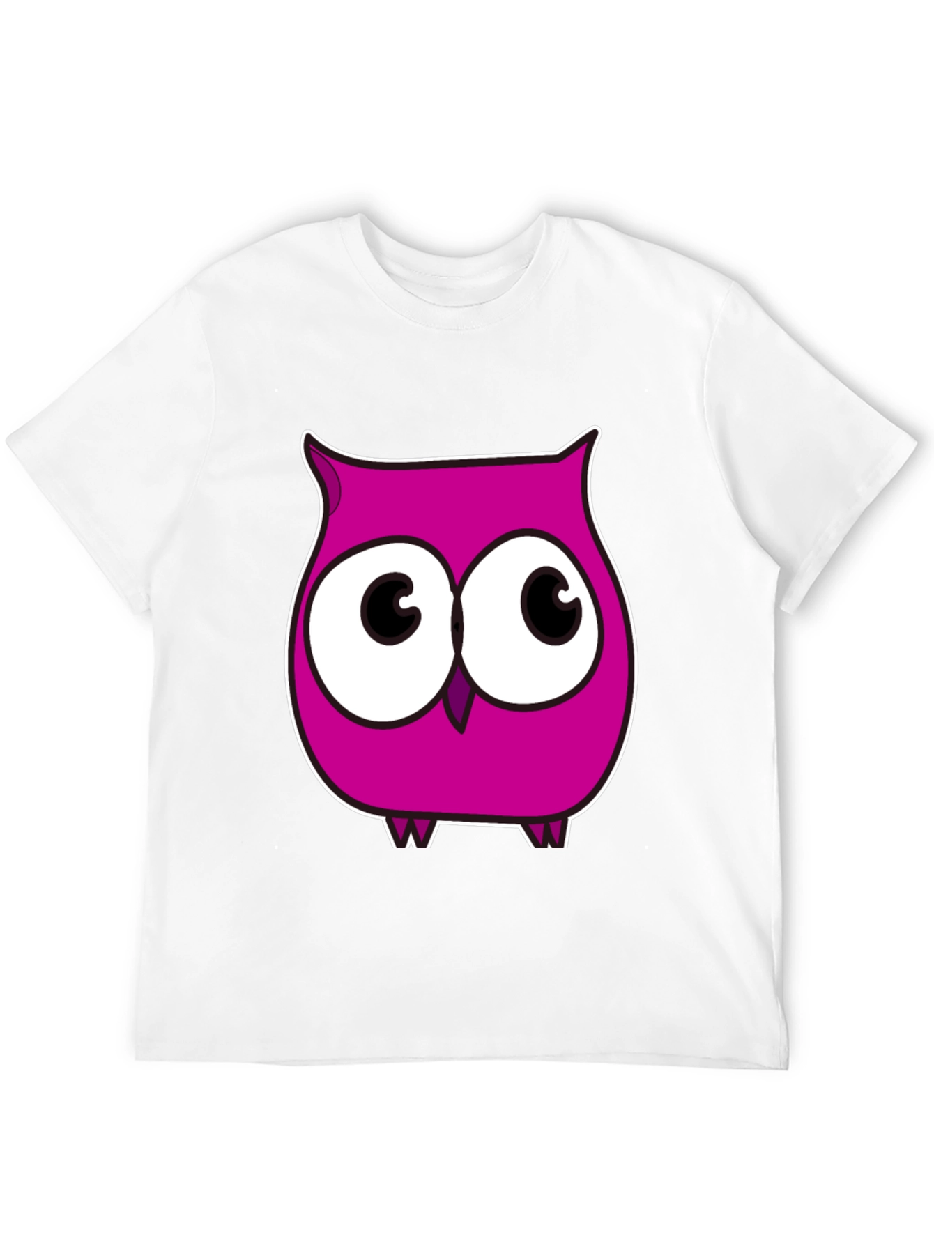 Cartoon Owl Graphic Tee - Fun and Unique!