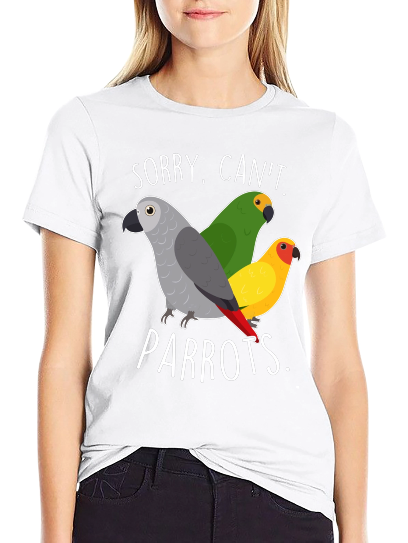 Sorry Cant Parrots T-Shirt