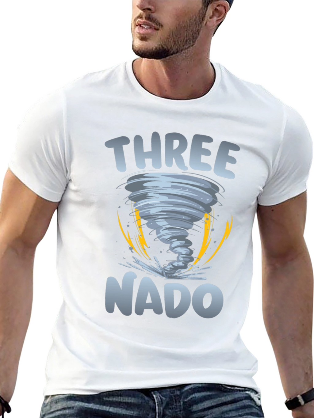 Three-nado Birthday T-Shirt - Weather Themed Party