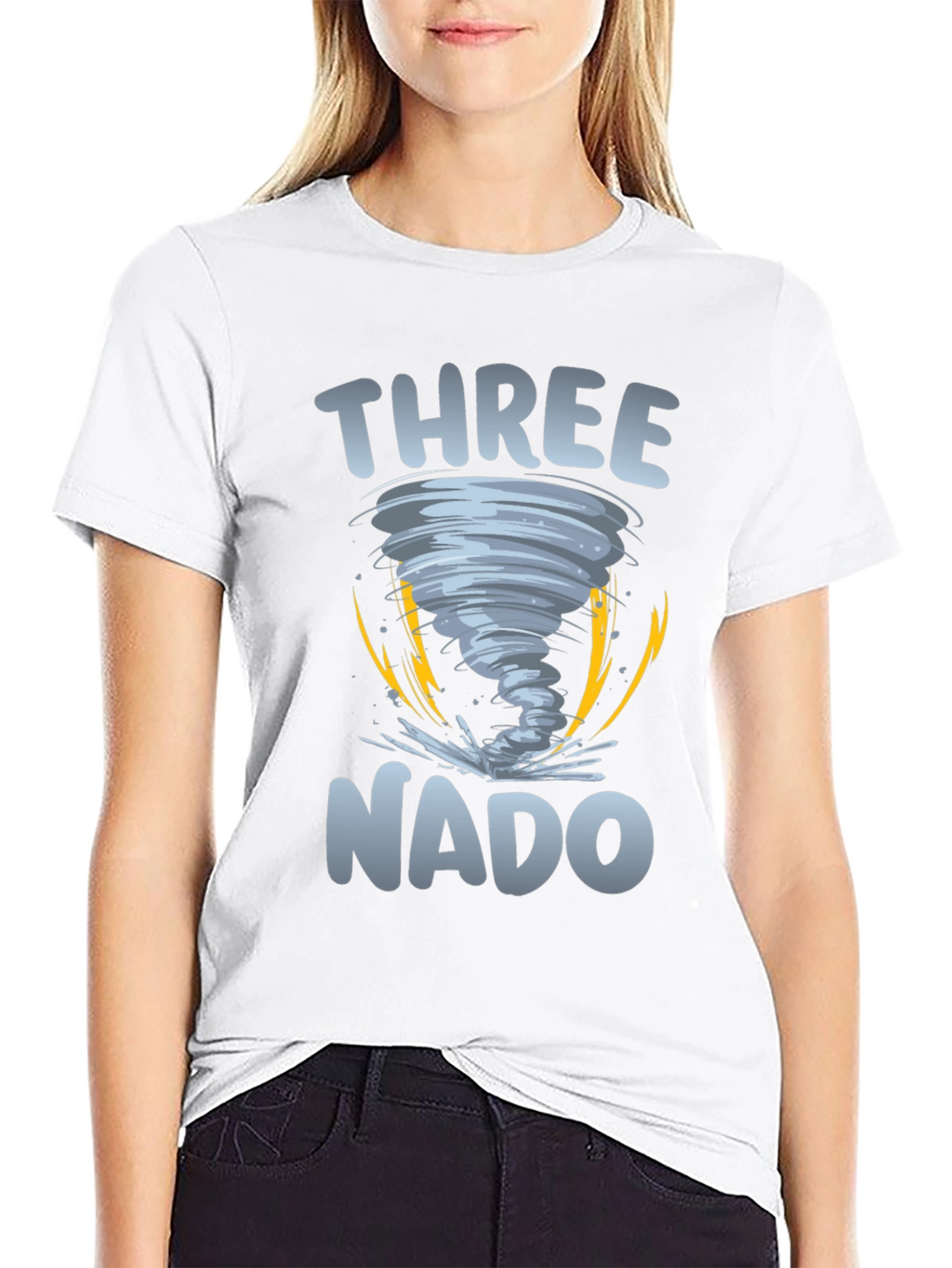 Three-nado Birthday T-Shirt - Weather Themed Party