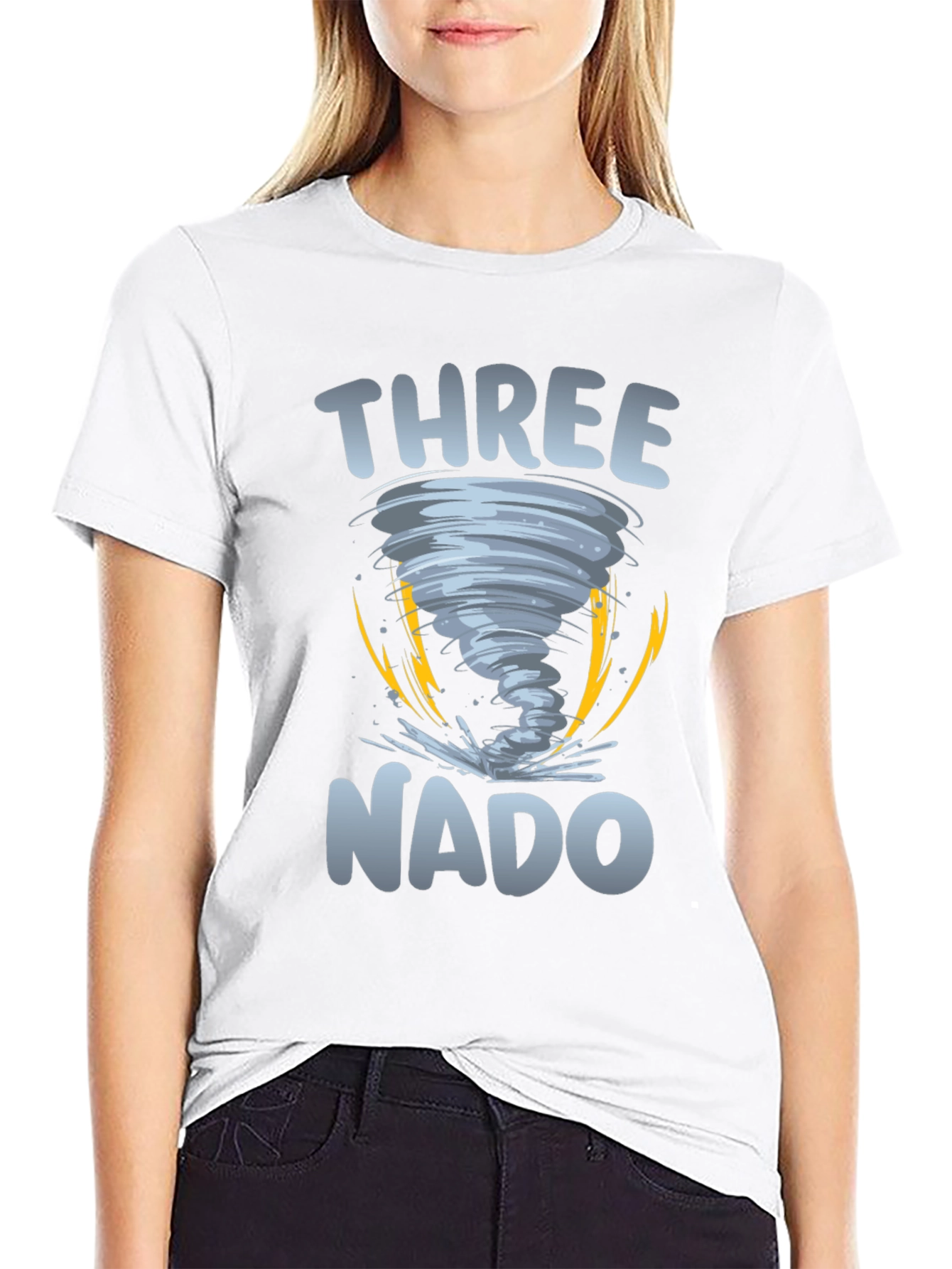 Three-nado Birthday T-Shirt - Weather Themed Party