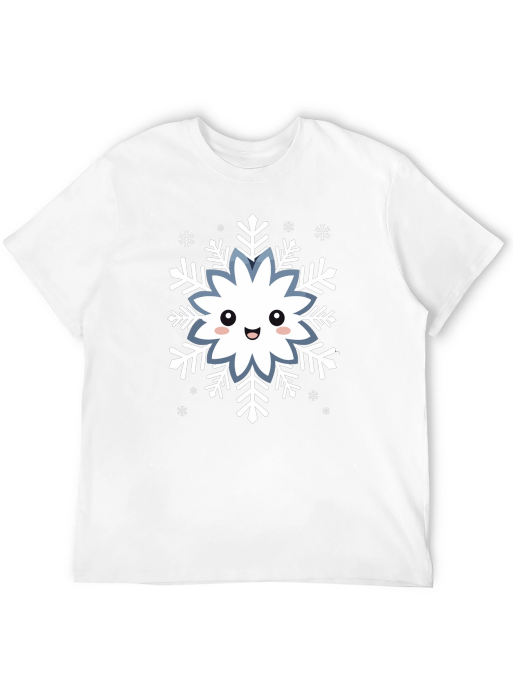 Cute Snowflake Graphic T-Shirt