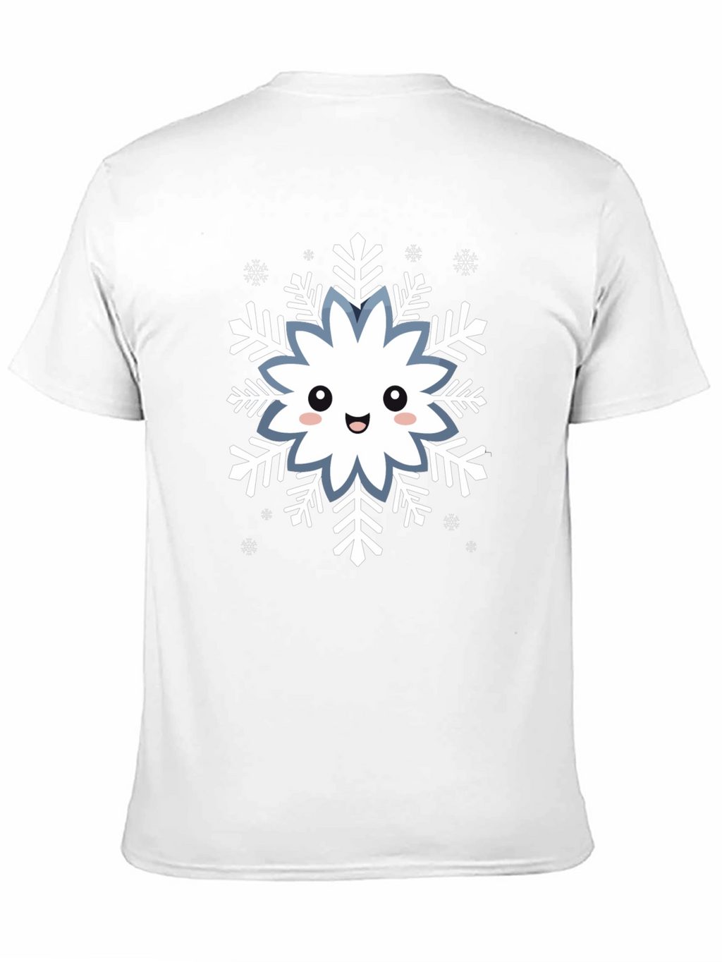 Cute Snowflake Graphic T-Shirt