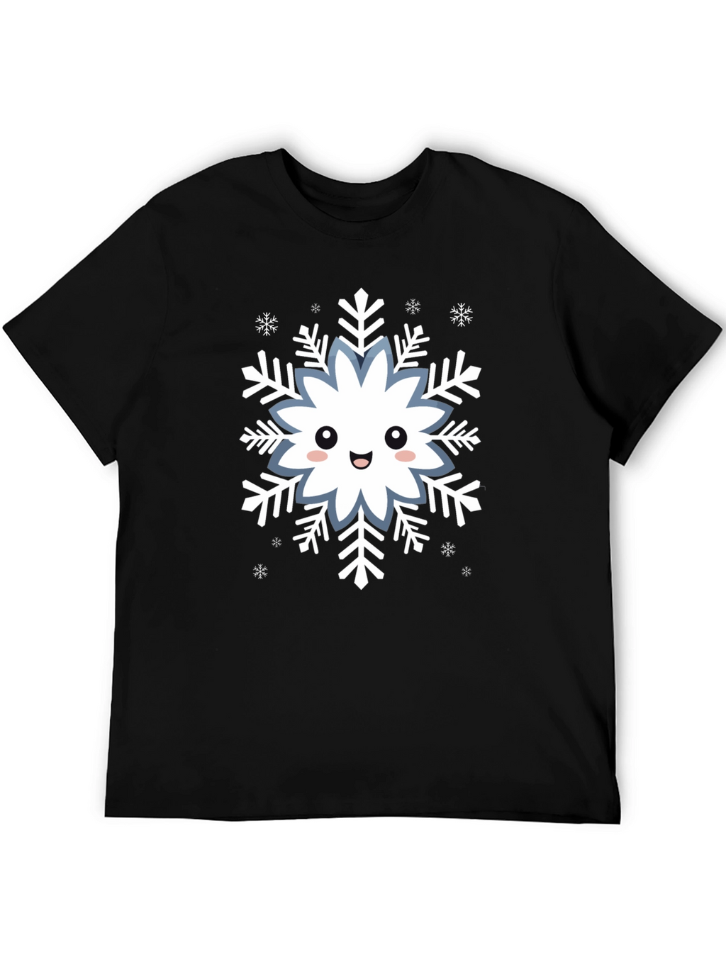 Cute Snowflake Graphic T-Shirt