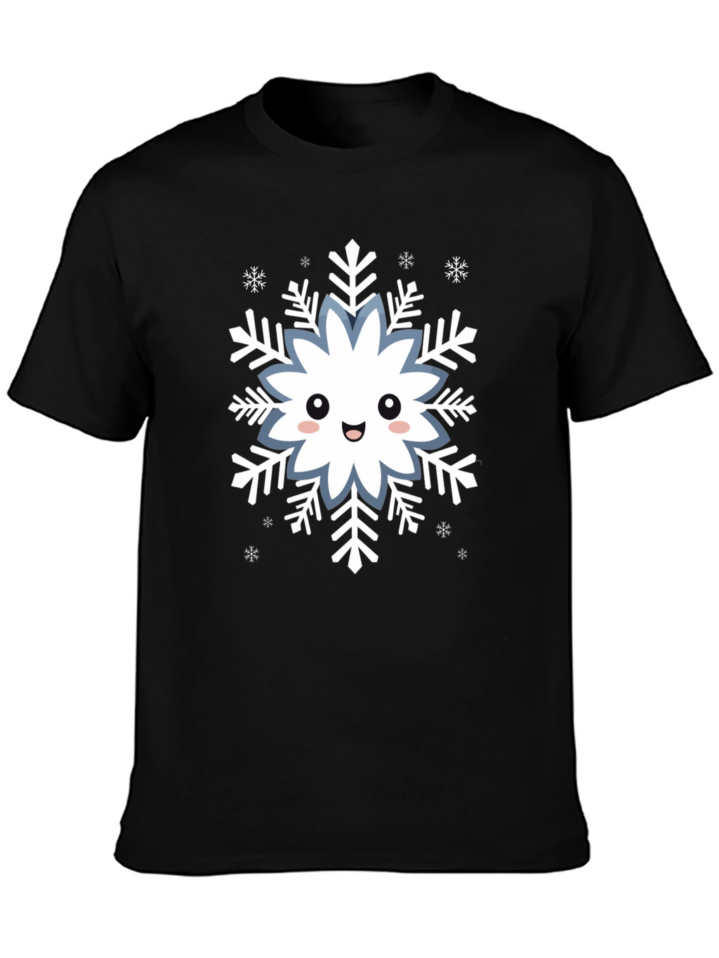 Cute Snowflake Graphic T-Shirt