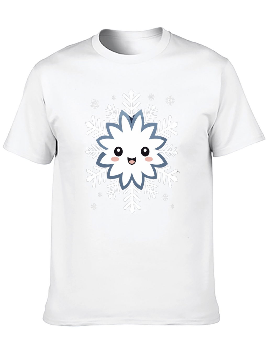 Cute Snowflake Graphic T-Shirt