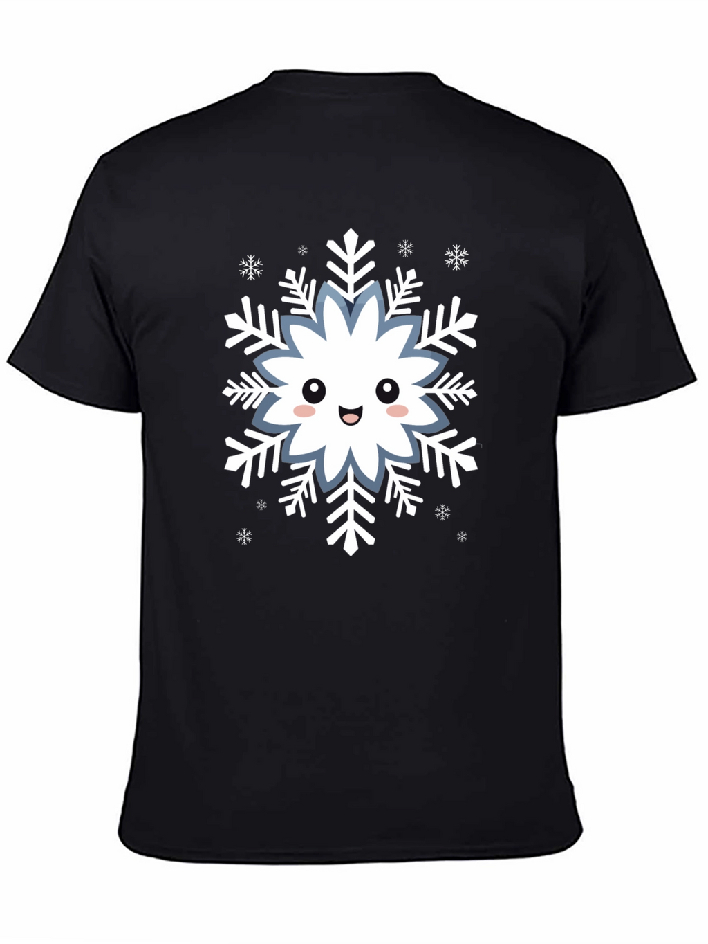 Cute Snowflake Graphic T-Shirt