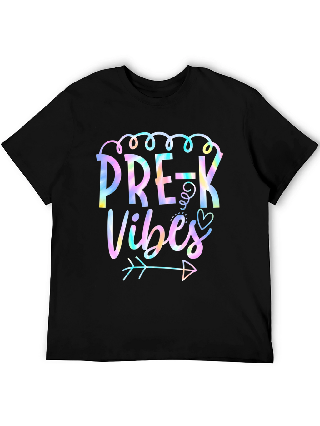 Pre-K Vibes Tie-Dye Graphic Tee