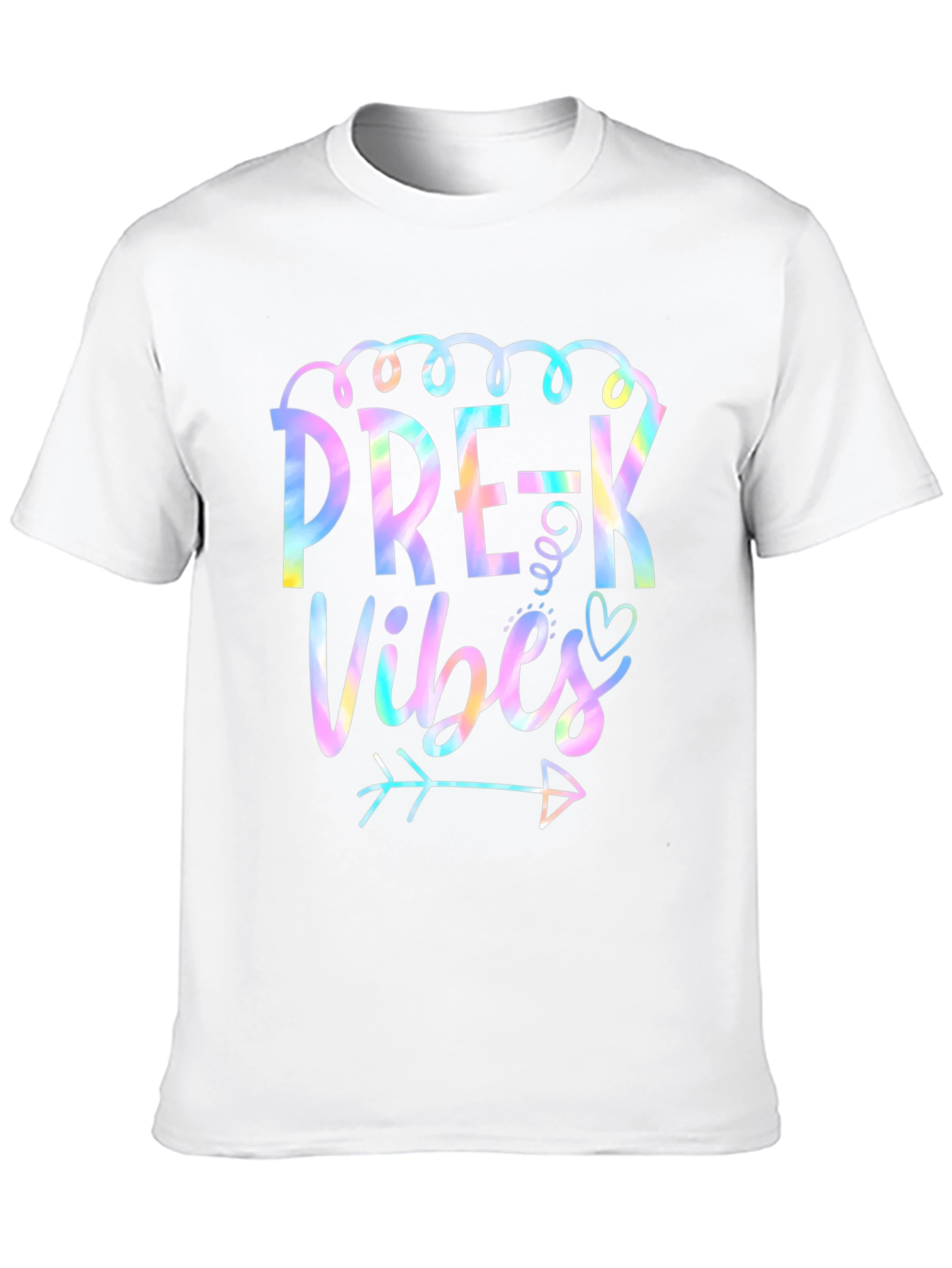 Pre-K Vibes Tie-Dye Graphic Tee