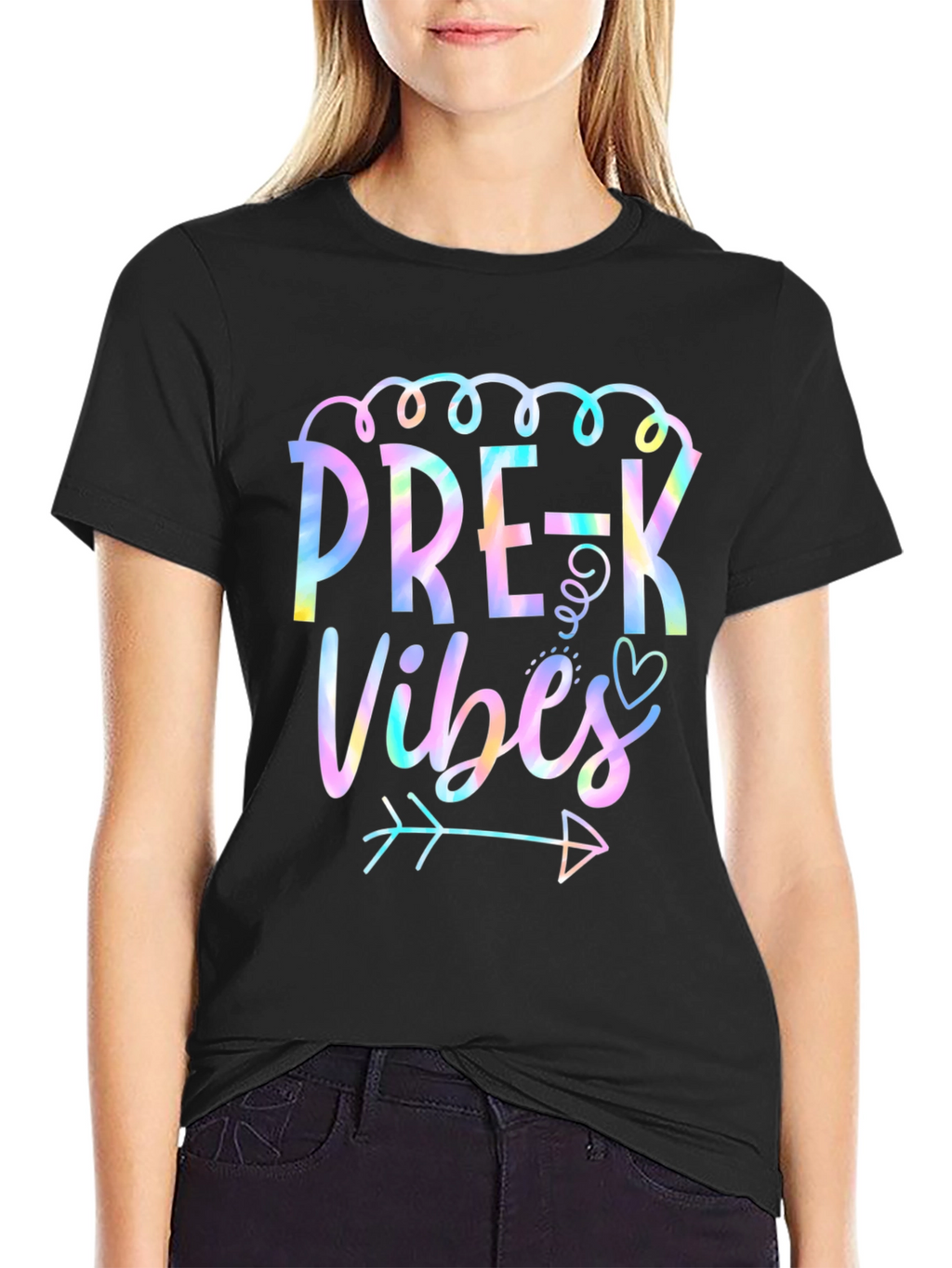 Pre-K Vibes Tie-Dye Graphic Tee