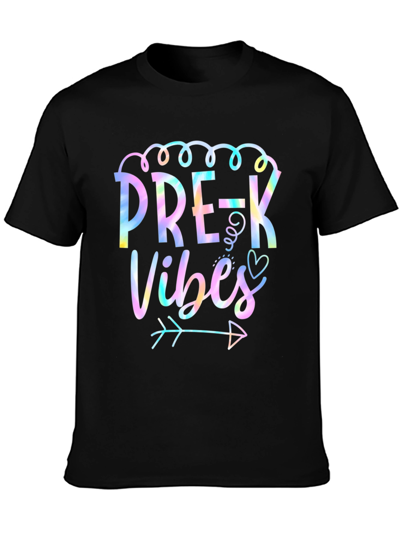Pre-K Vibes Tie-Dye Graphic Tee