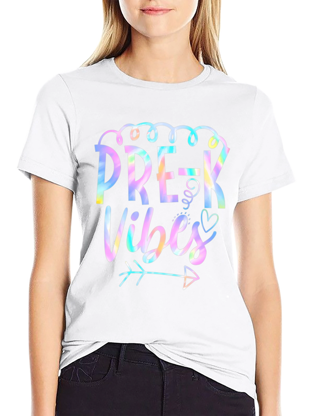 Pre-K Vibes Tie-Dye Graphic Tee