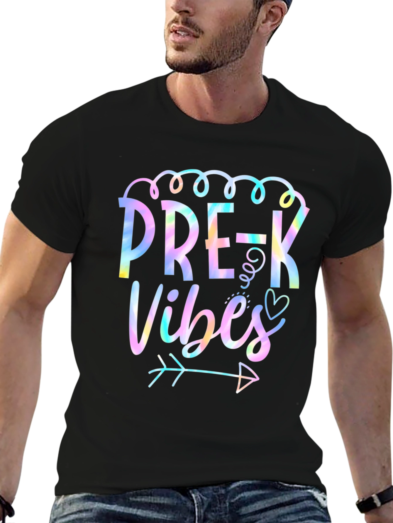 Pre-K Vibes Tie-Dye Graphic Tee