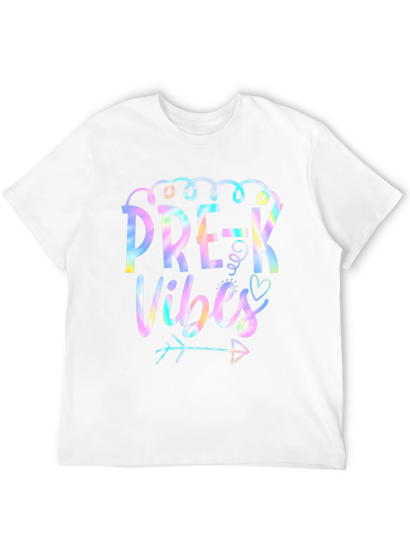 Pre-K Vibes Tie-Dye Graphic Tee