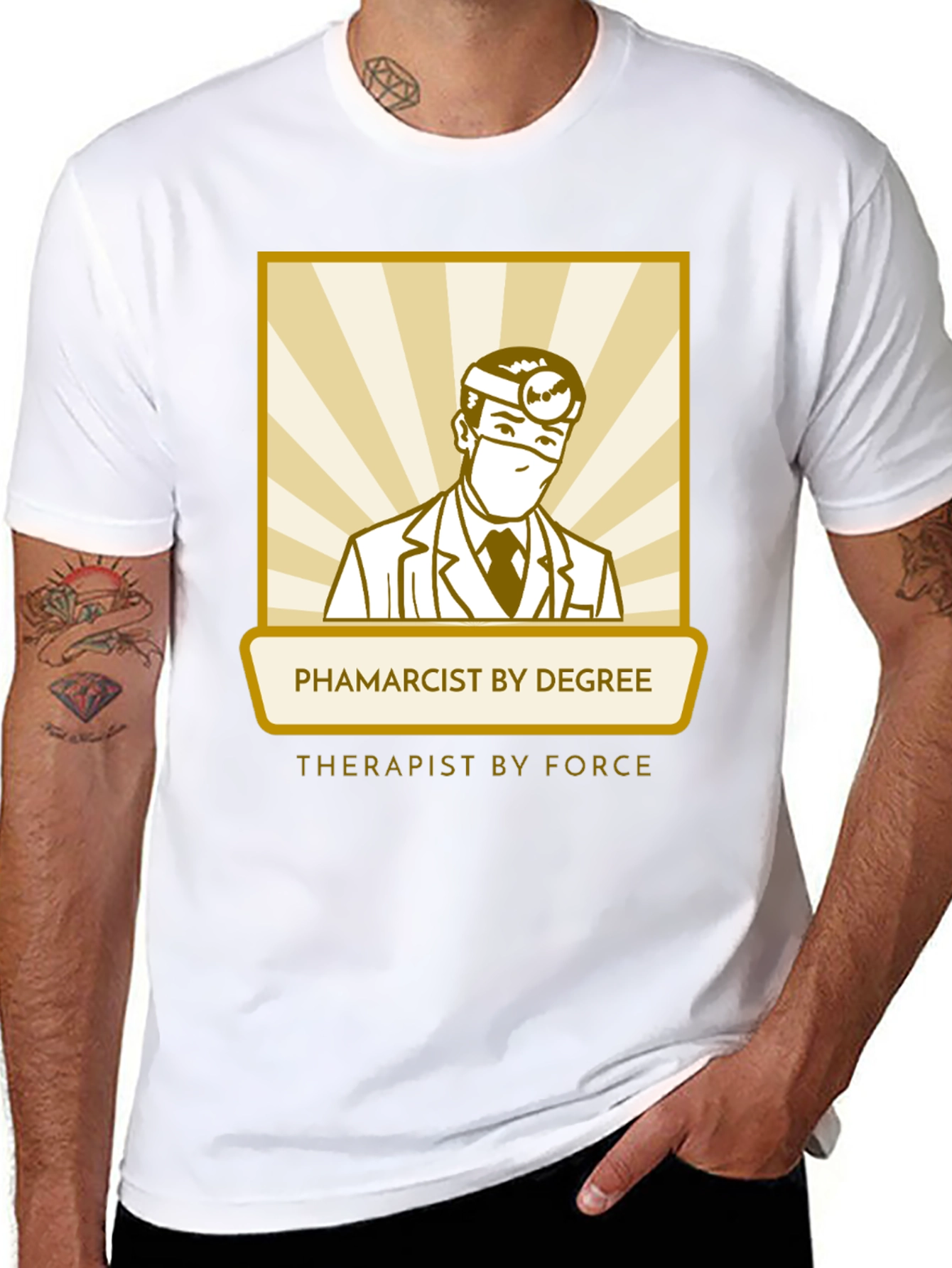 Pharmacist Therapist T-Shirt - Degree by Force