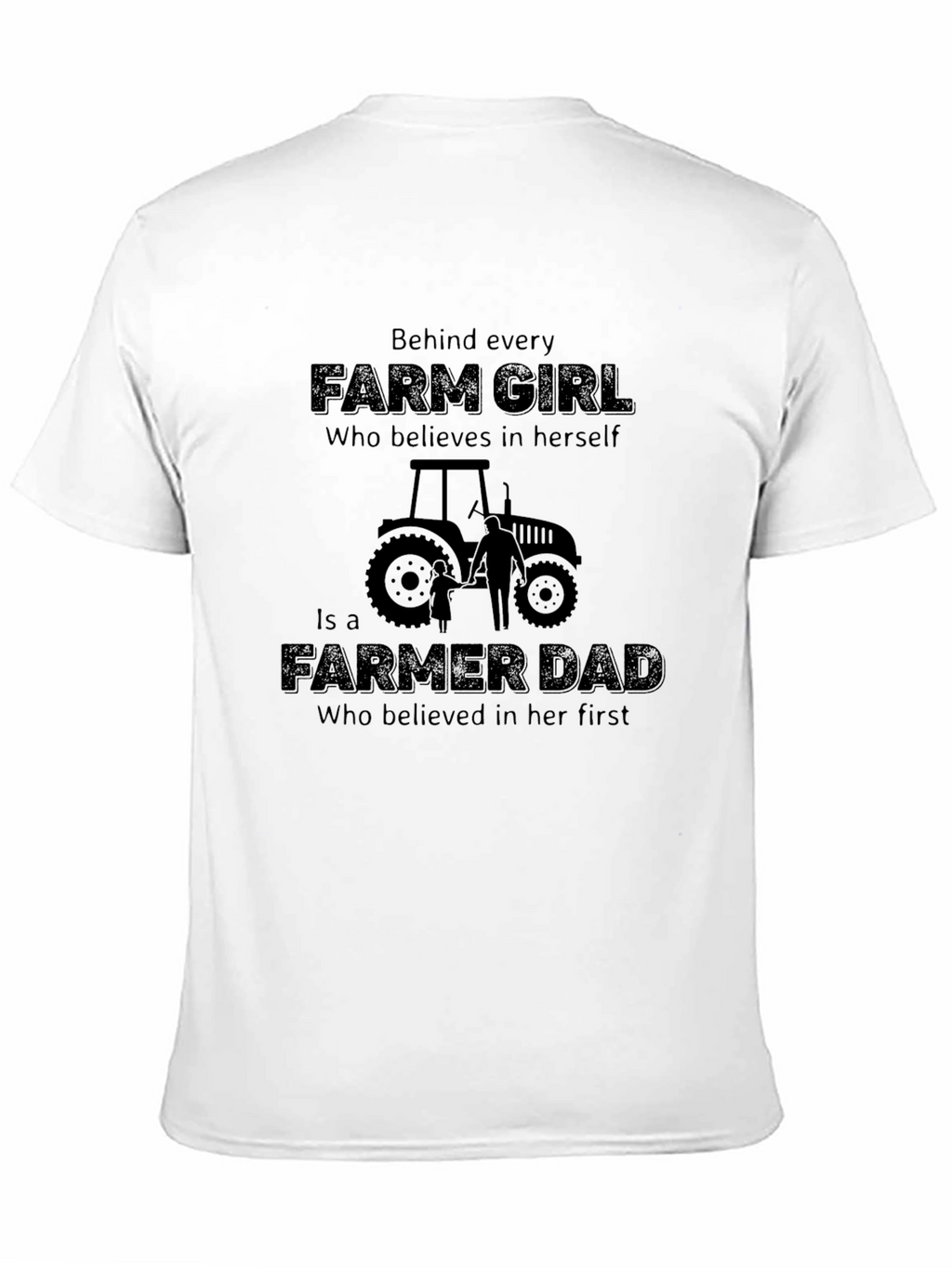 Farm Girl and Farmer Dad Graphic Tee