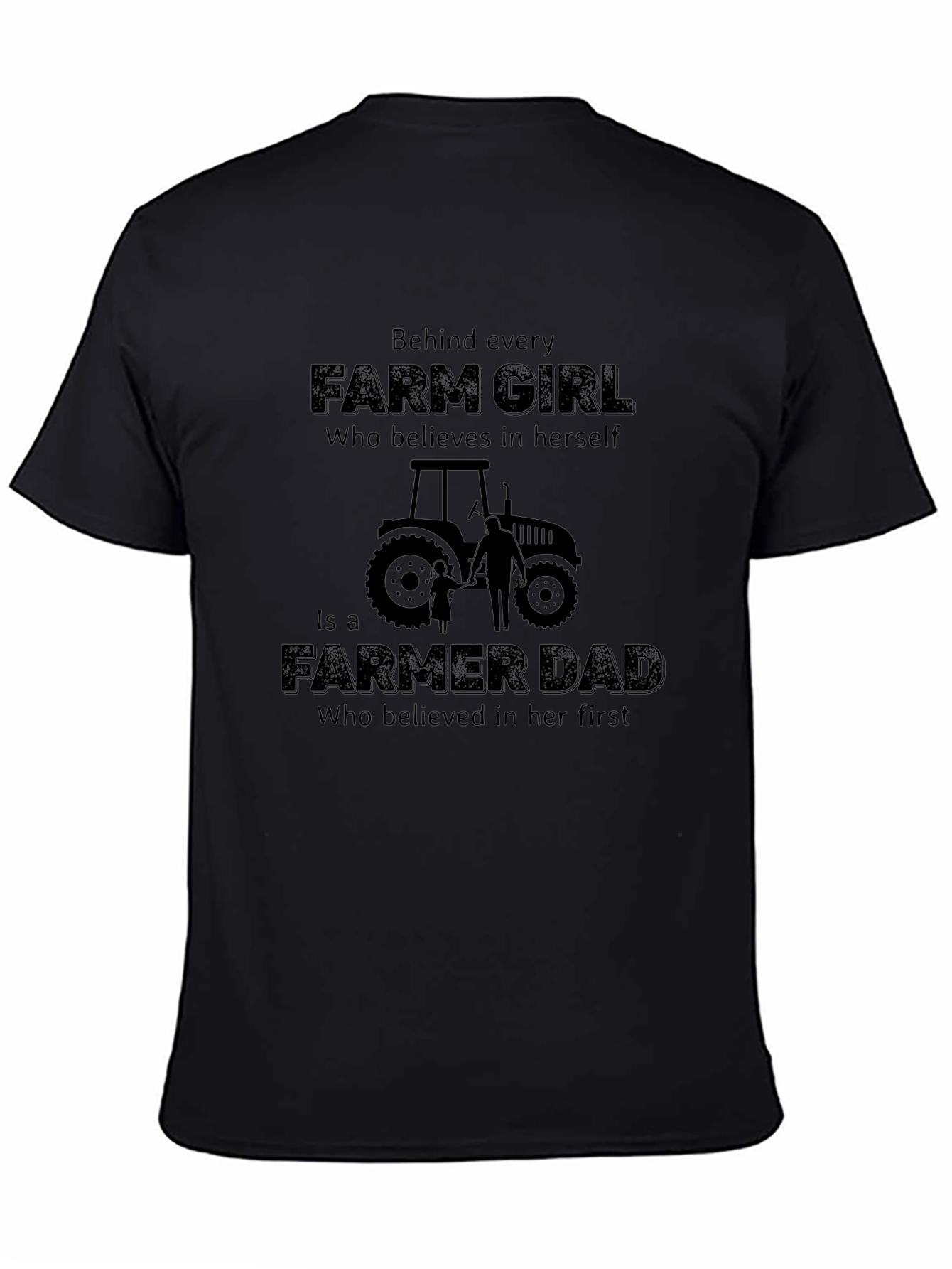 Farm Girl and Farmer Dad Graphic Tee