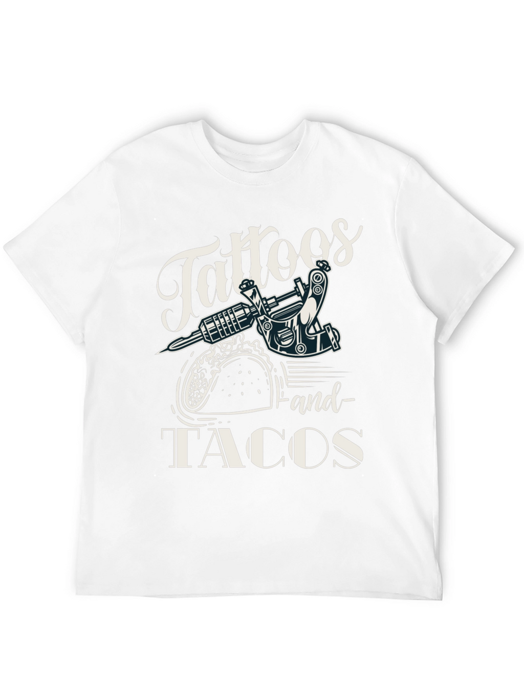 Tattoos & Tacos Black Graphic Tee