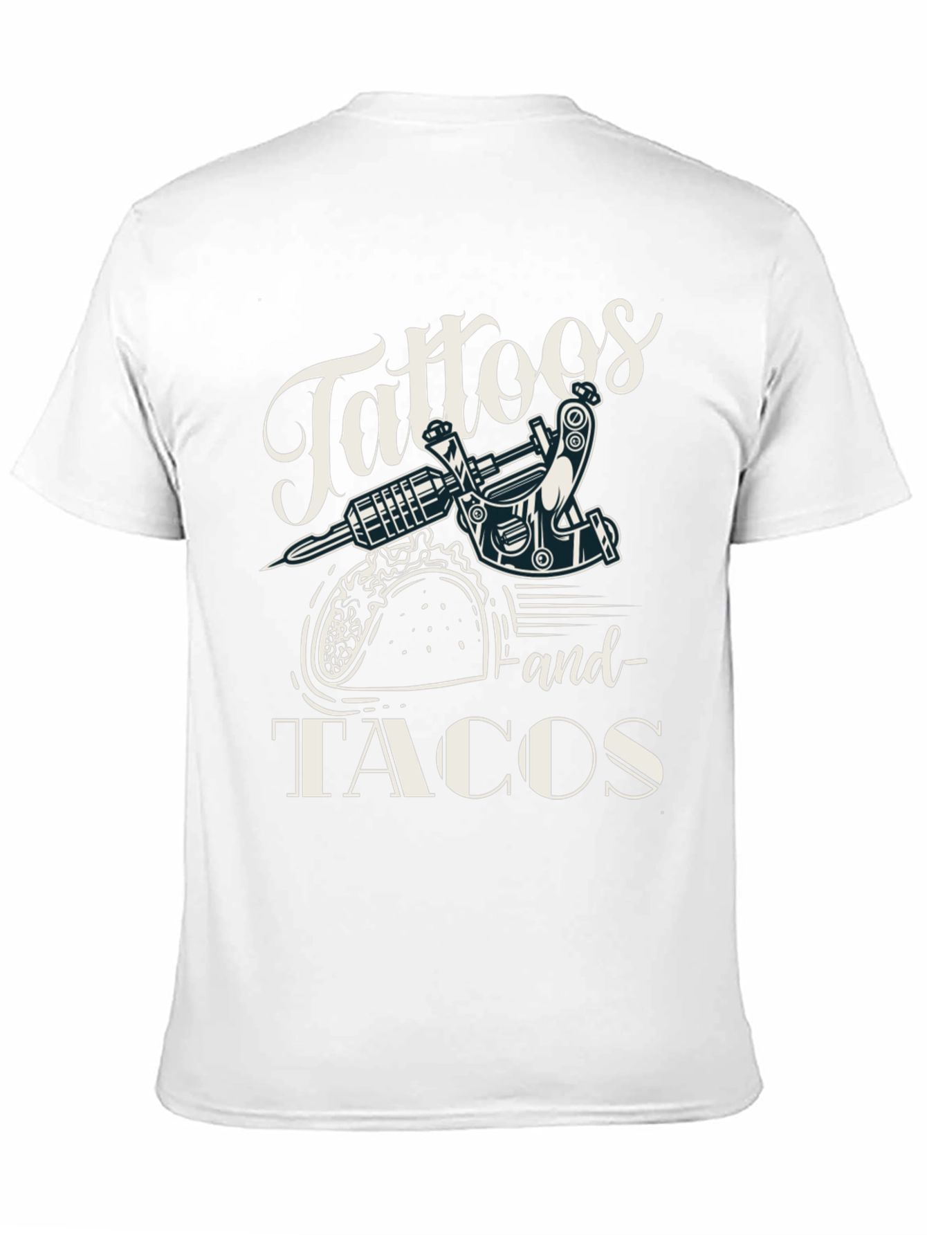 Tattoos & Tacos Black Graphic Tee