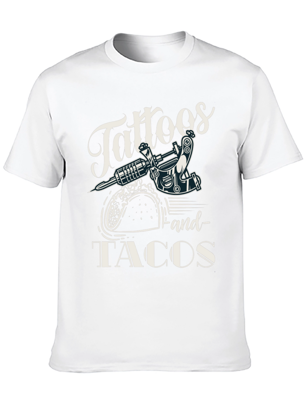 Tattoos & Tacos Black Graphic Tee