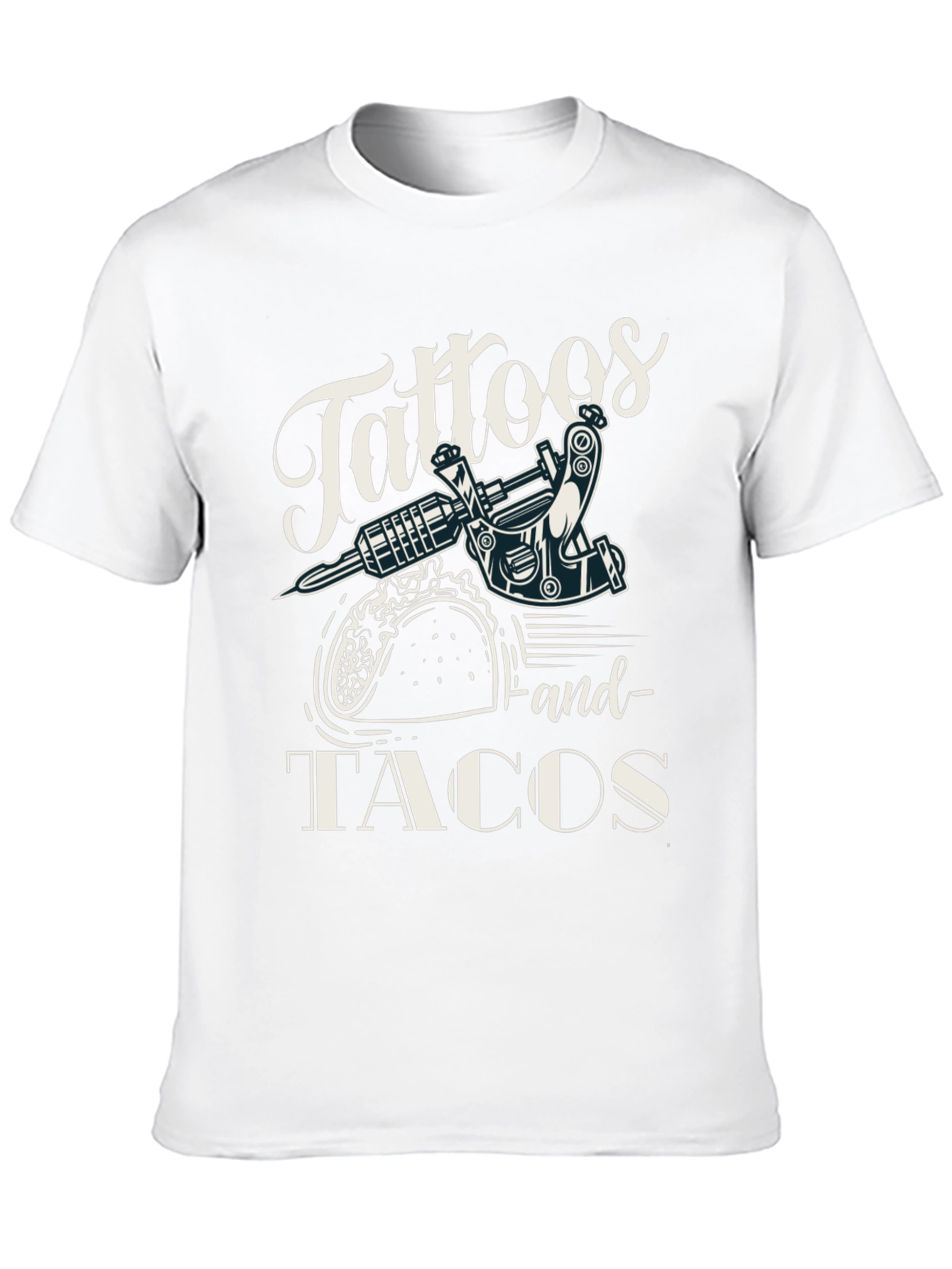 Tattoos & Tacos Black Graphic Tee